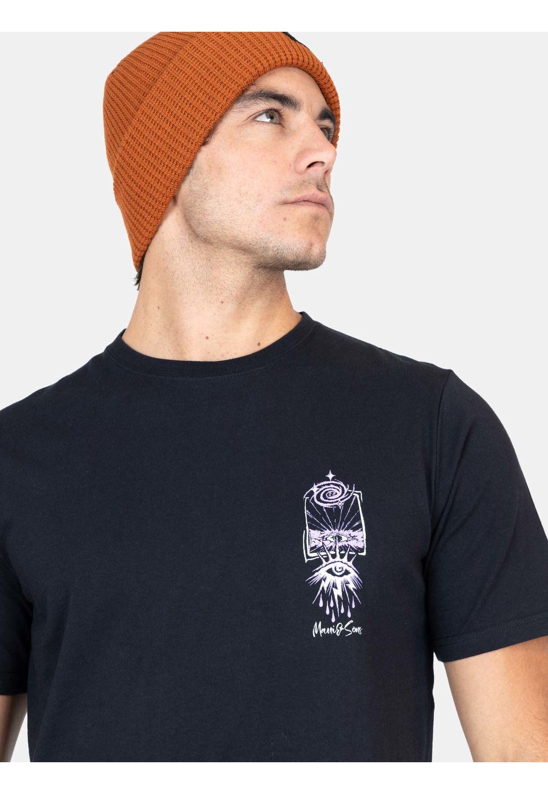 Polera MC Sunset Rider Negro Hombre Maui And Sons-2