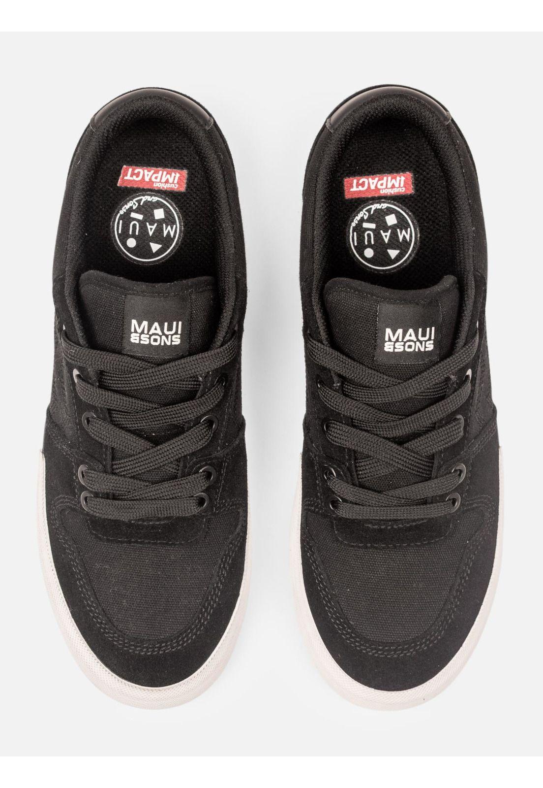 Zapatilla Nollie Negro Hombre Maui And Sons-3