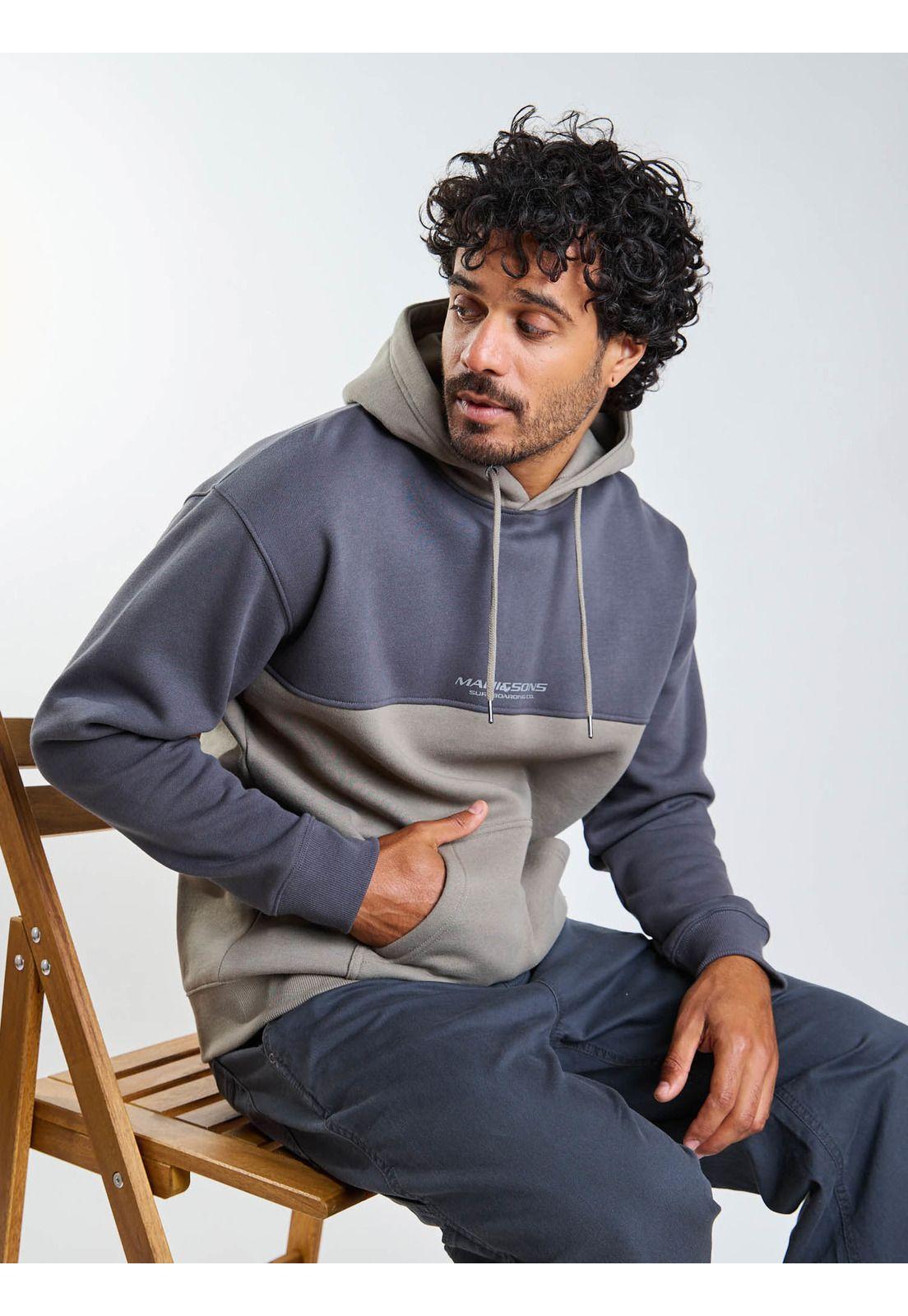 Poleron Canguro Foamix Verde Hombre Maui And Sons-8