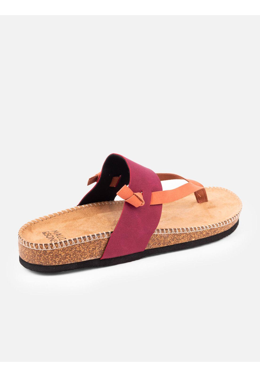 Sandalia Koki Md Burdeo Mujer Maui And Sons-3
