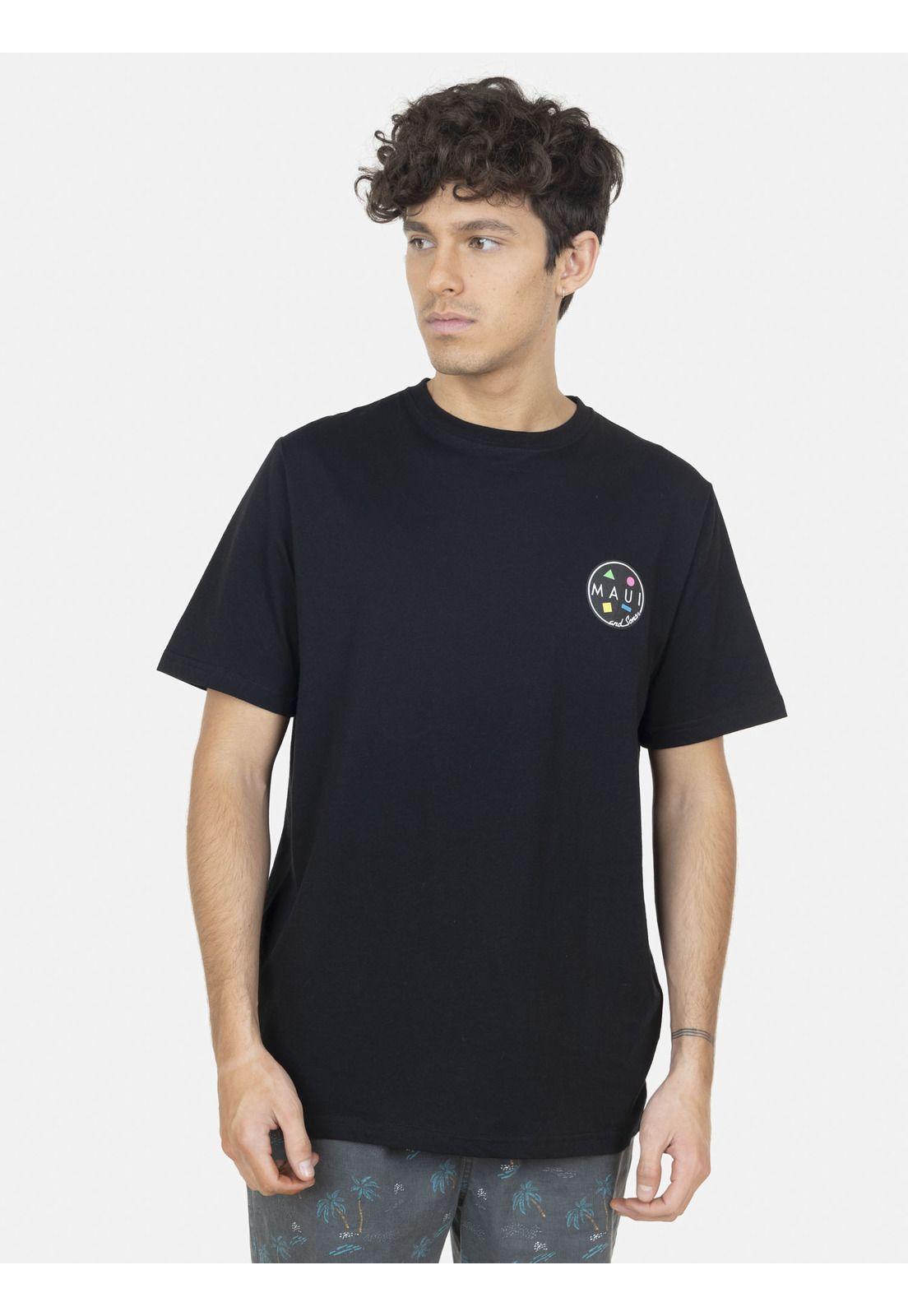 Polera Hombre Negro 5P395-MV22 Maui And Sons-0