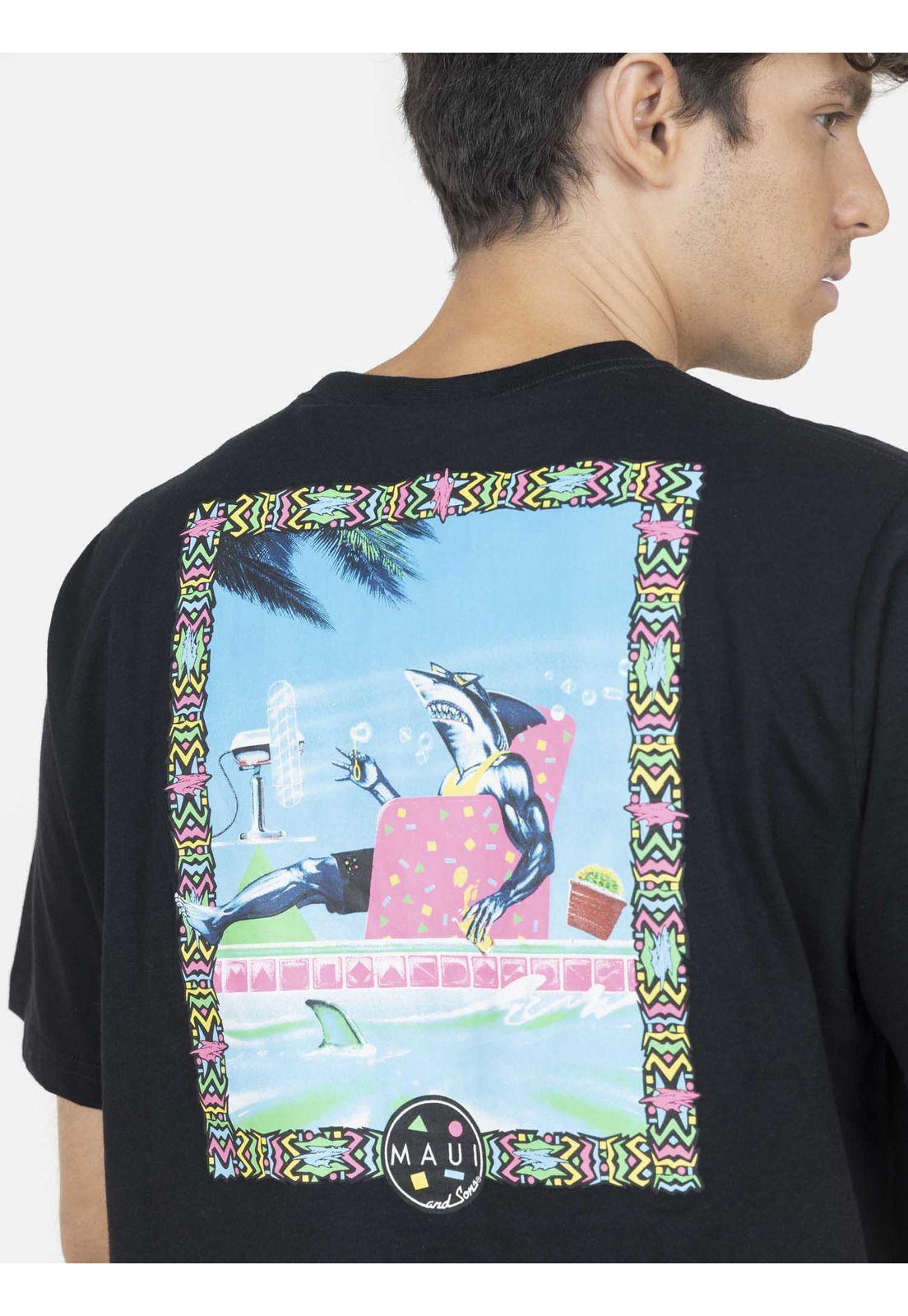 Polera Hombre Negro 5P395-MV22 Maui And Sons-2