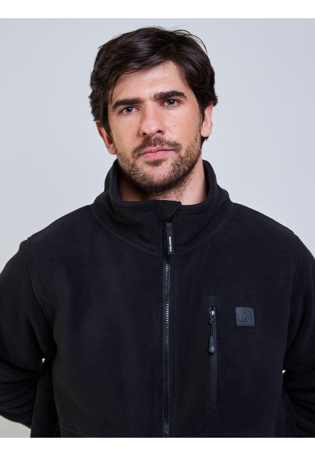 Poleron Polar Storm Stone Negro Hombre Volcom-2