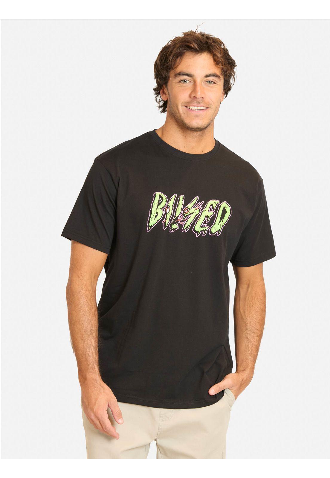 Polera MC Foluk Negro Hombre Maui And Sons-0