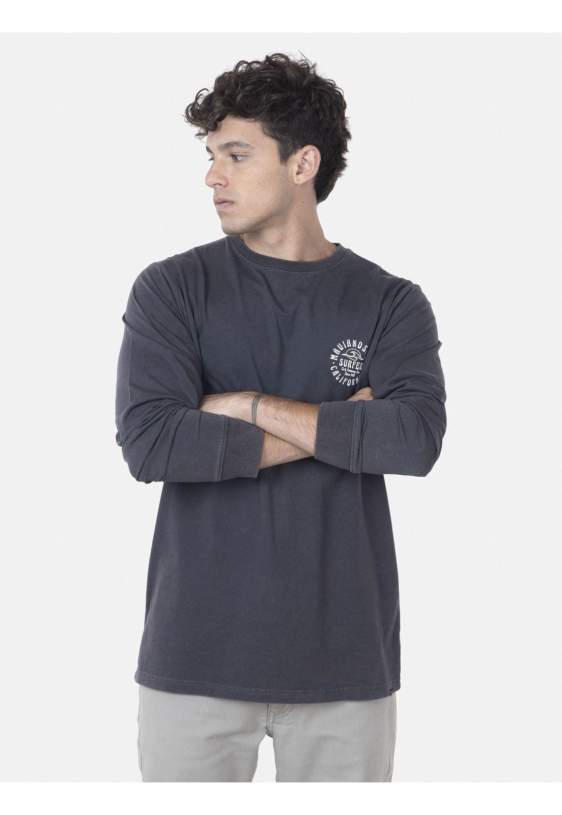 Polera Hombre CALIFORNIA SURF Gris Oscuro Maui and Sons-0