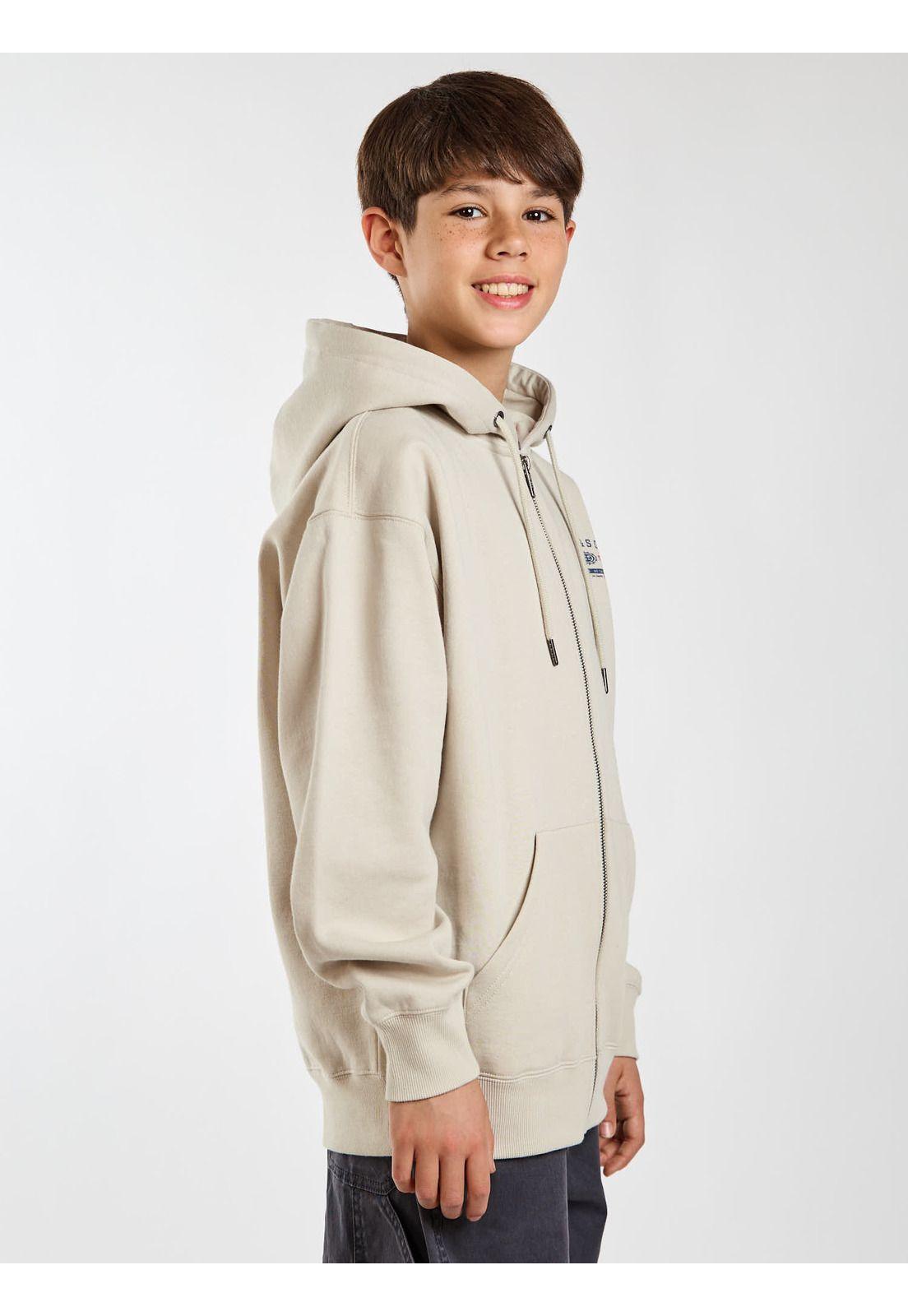 Poleron FZ Honu Blanco Infantil Maui and Sons-2