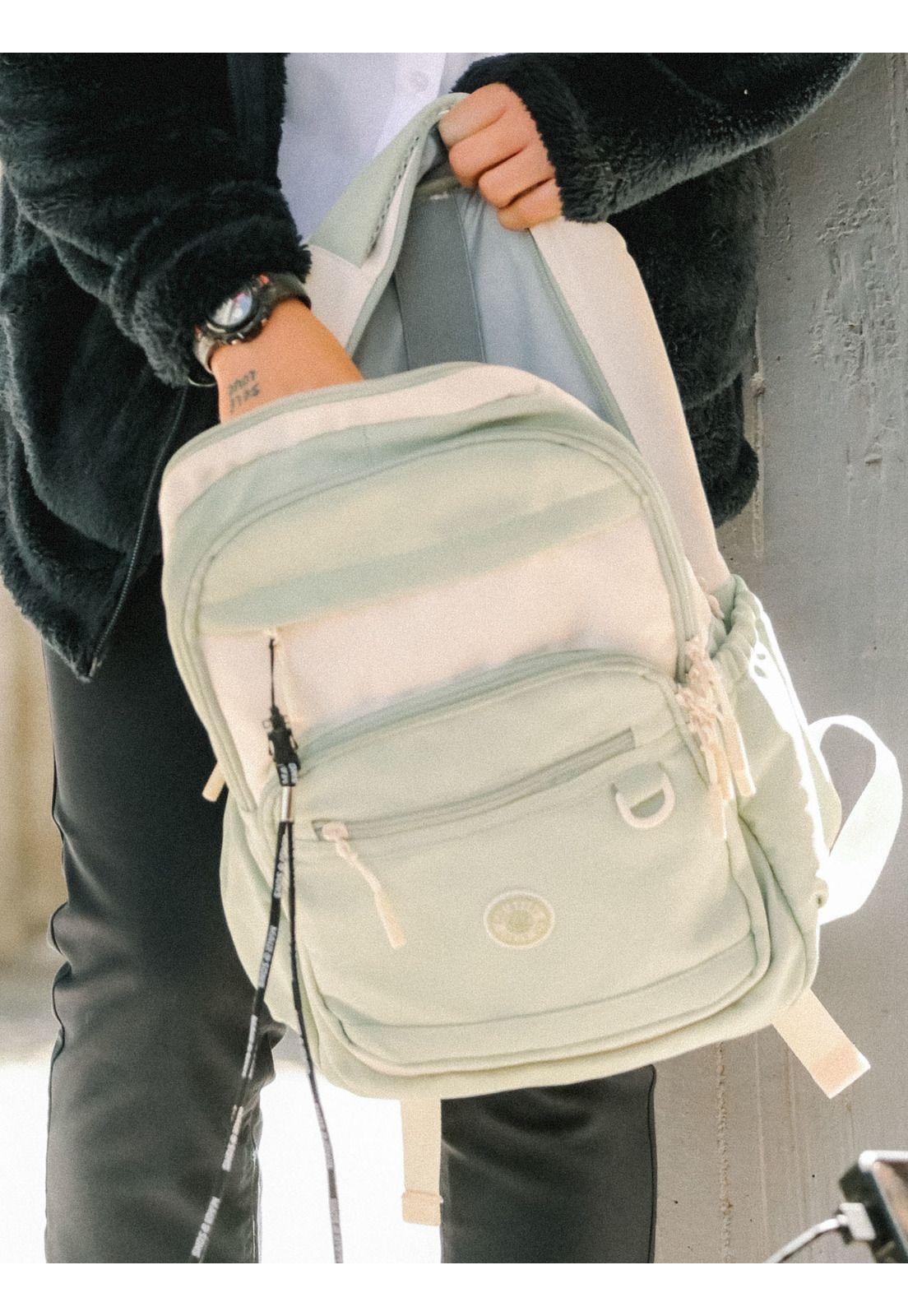 Mochila Escolar Ripora Verde Mujer Maui and sons-0