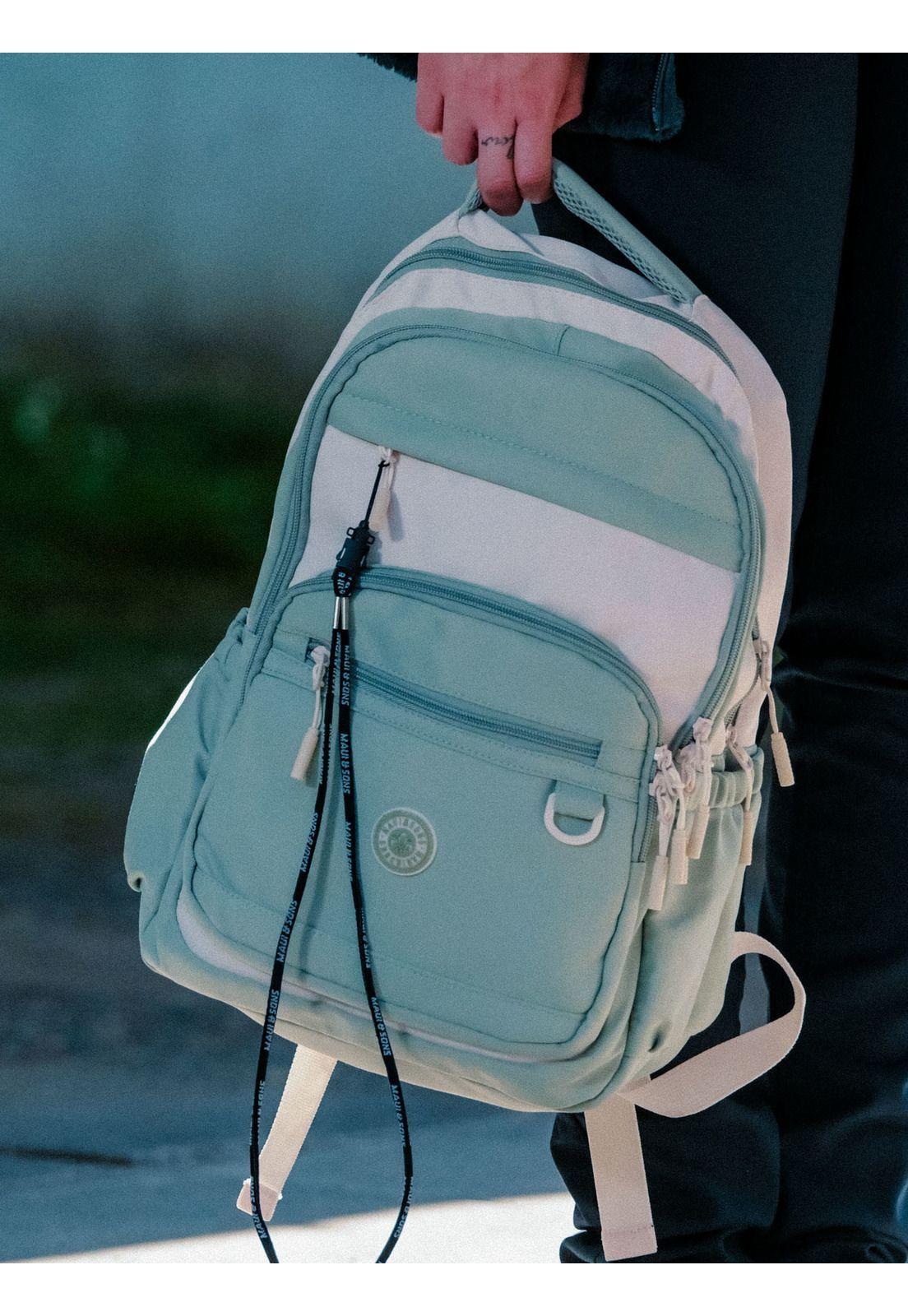 Mochila Escolar Ripora Verde Mujer Maui and sons-8