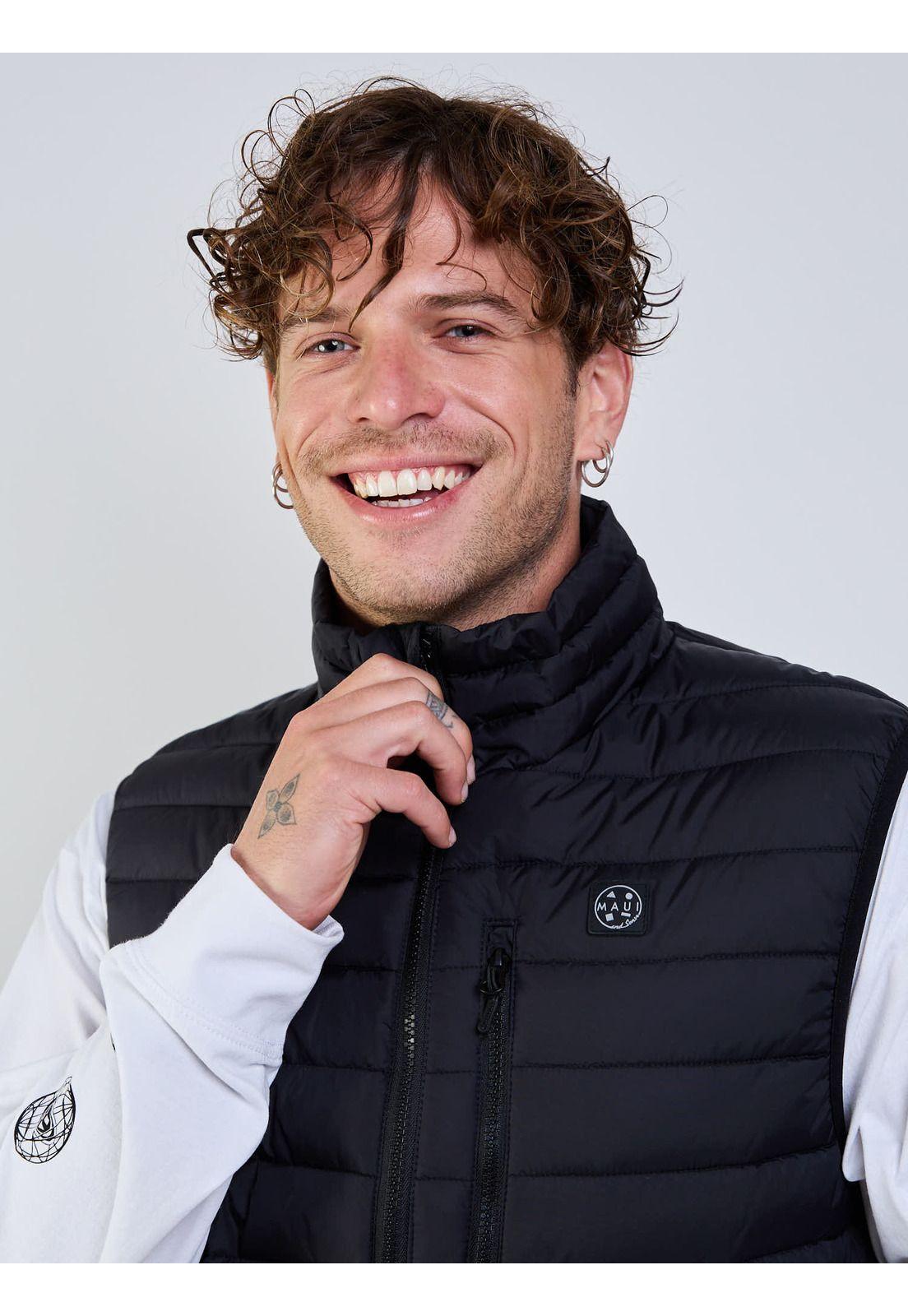 Parka Pulse Negro Hombre Maui And Sons-3