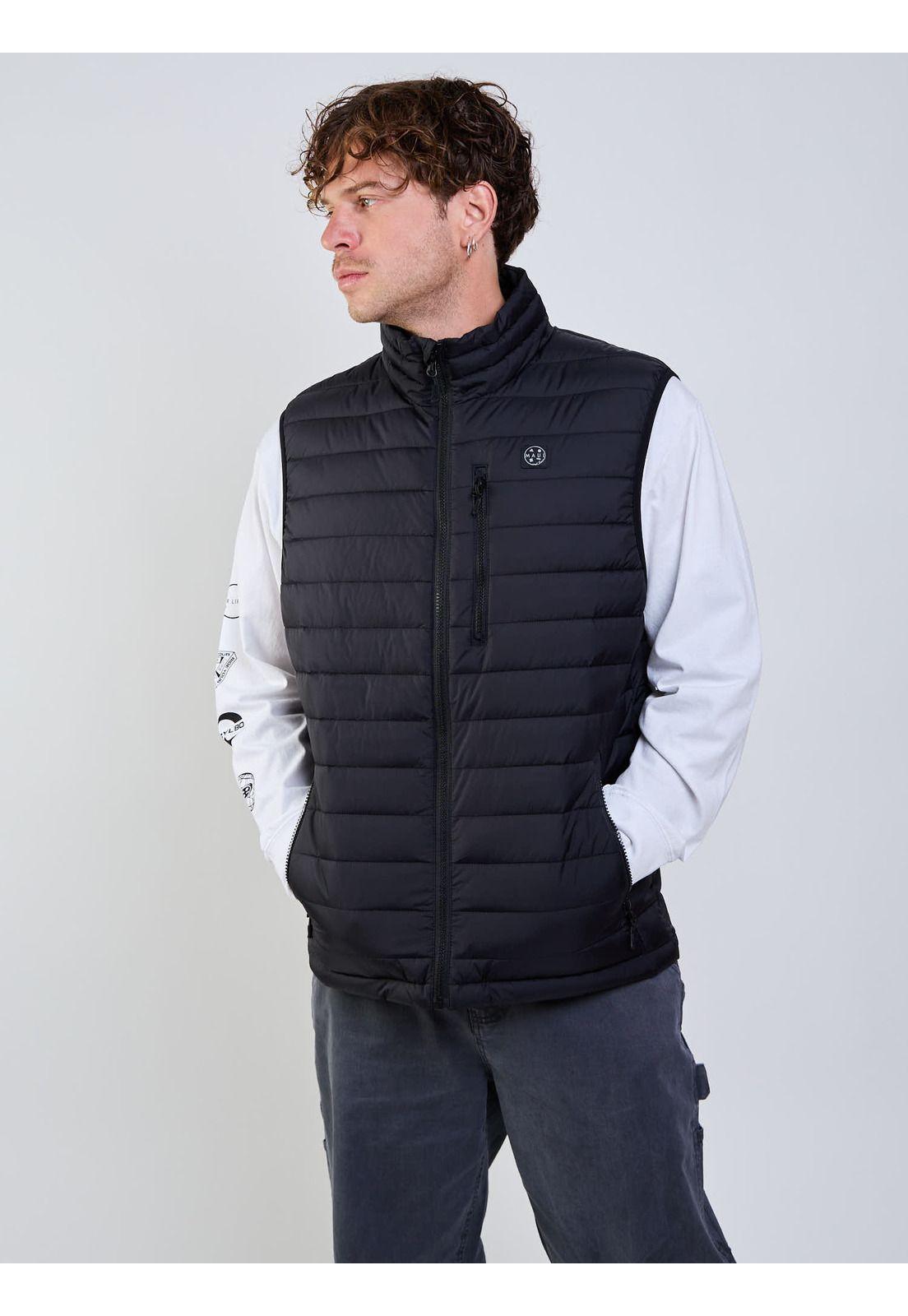 Parka Pulse Negro Hombre Maui And Sons-5