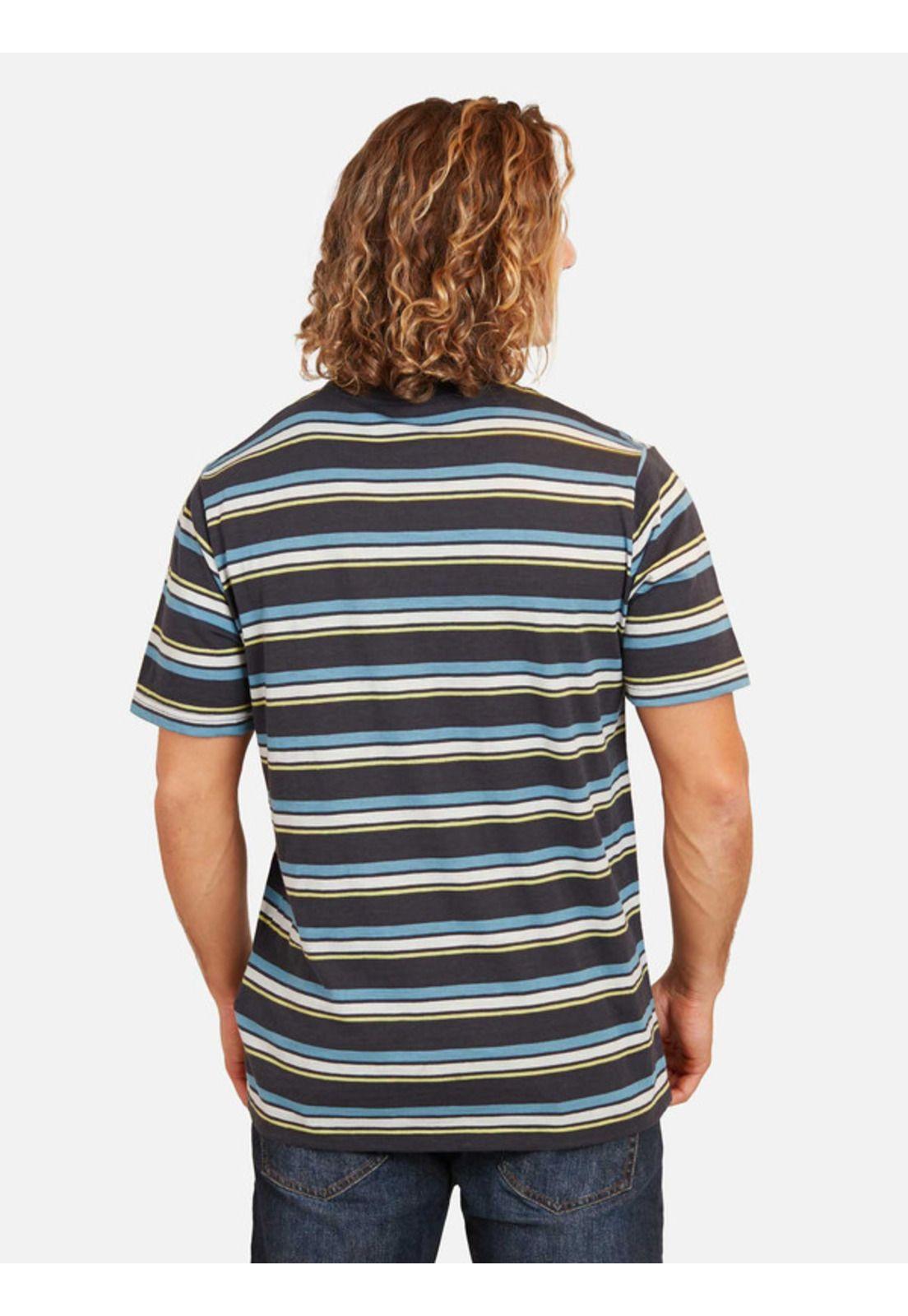 Polera Striped Drop Multicolor Hombre Multicolor Maui And Sons-1