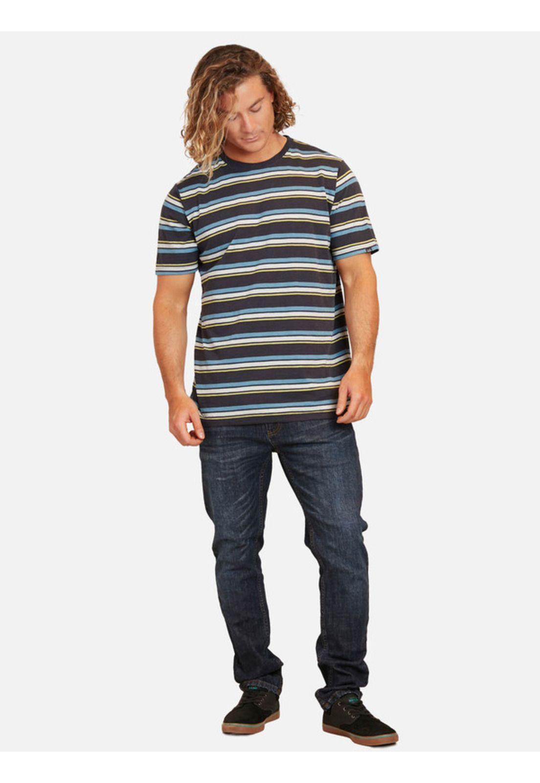 Polera Striped Drop Multicolor Hombre Multicolor Maui And Sons-3