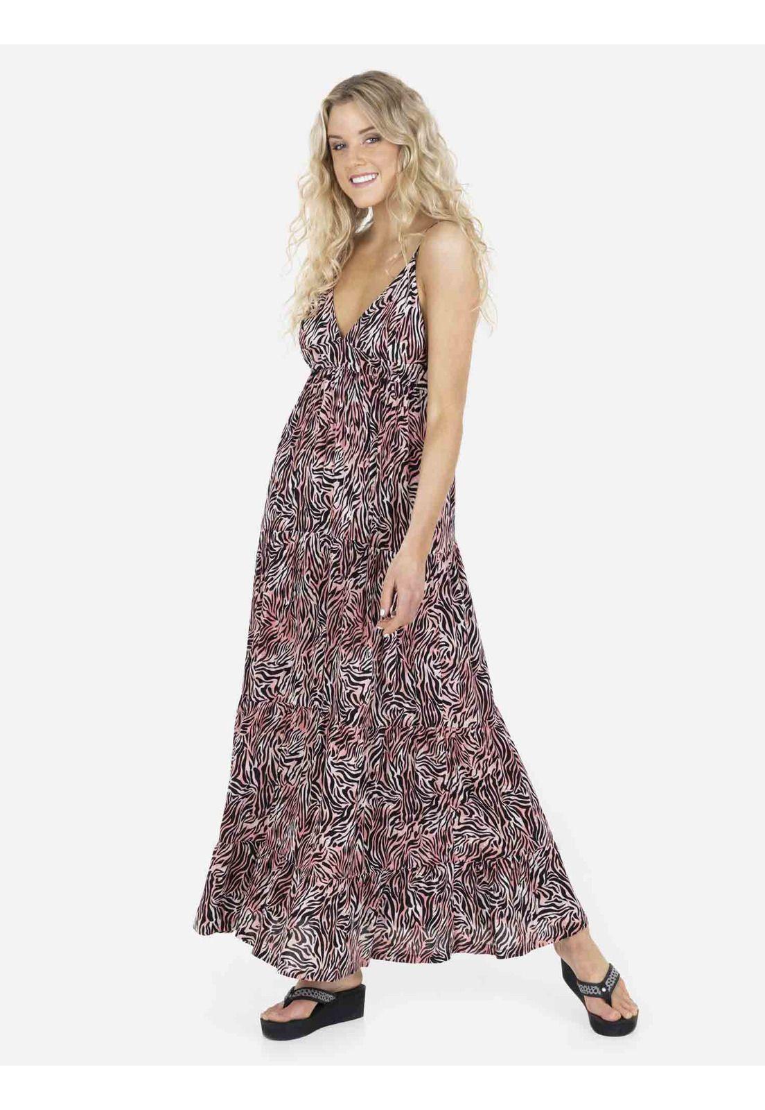 Vestido ZEBRA Mujer Multicolor Maui And Sons-0