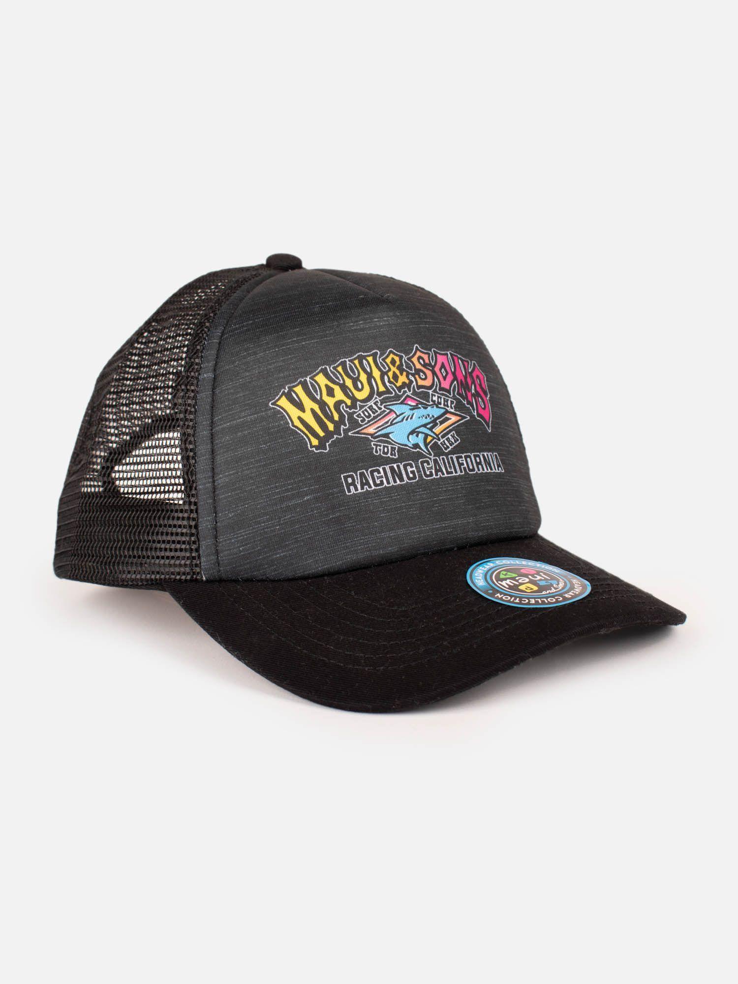 Jockey Mesh Retro Shark Negro Niño Maui And Sons-2