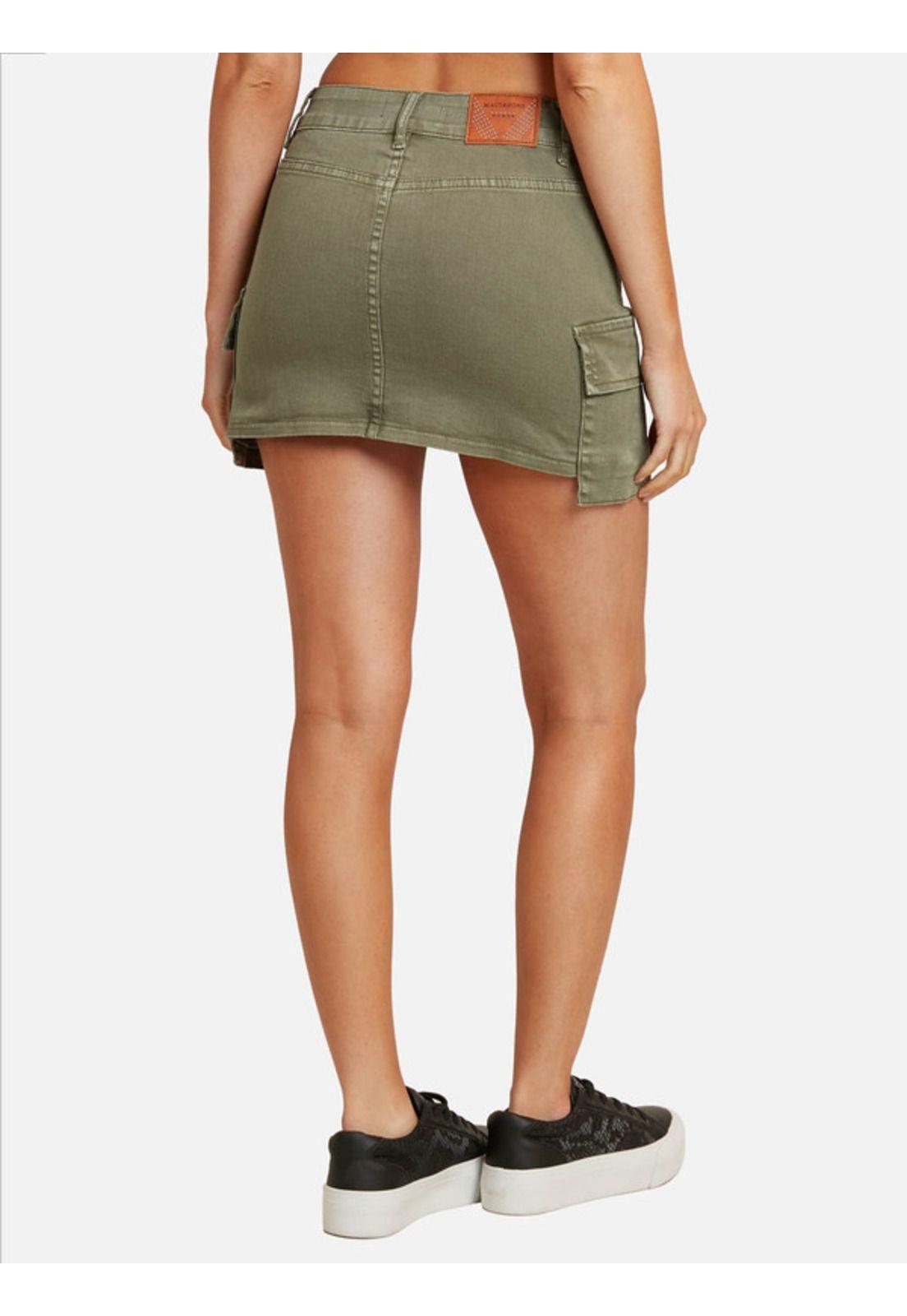 Falda Cargo Skirt Verde Mujer Maui And Sons-1