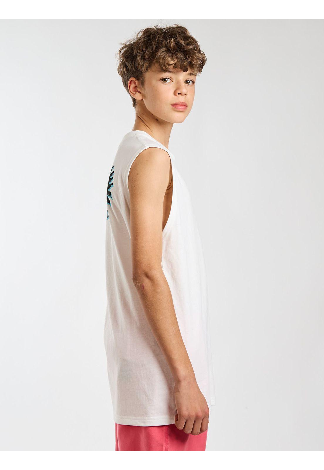 Polera SM Shoreline Blanco Infantil Maui and Sons-2