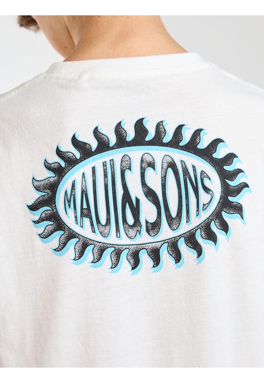 Polera SM Shoreline Blanco Infantil Maui and Sons-3