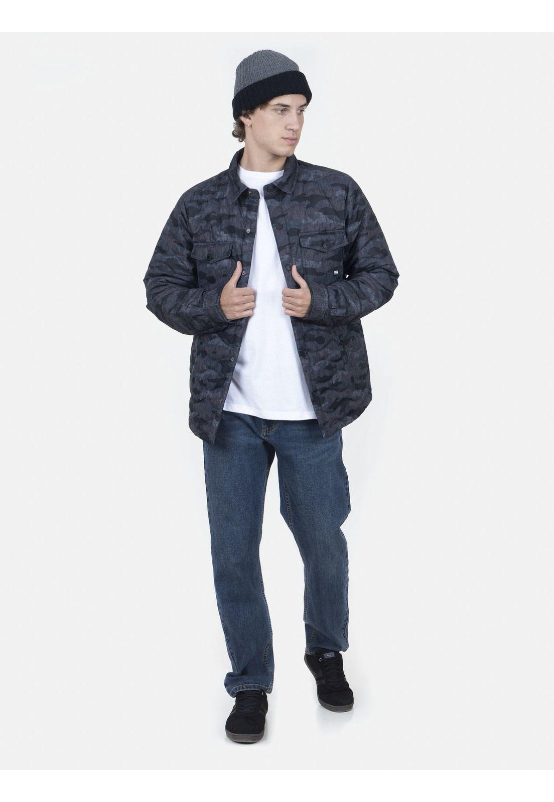 Casaca Hombre BLACK CAMO QUILTED Multicolor Maui and Sons-3