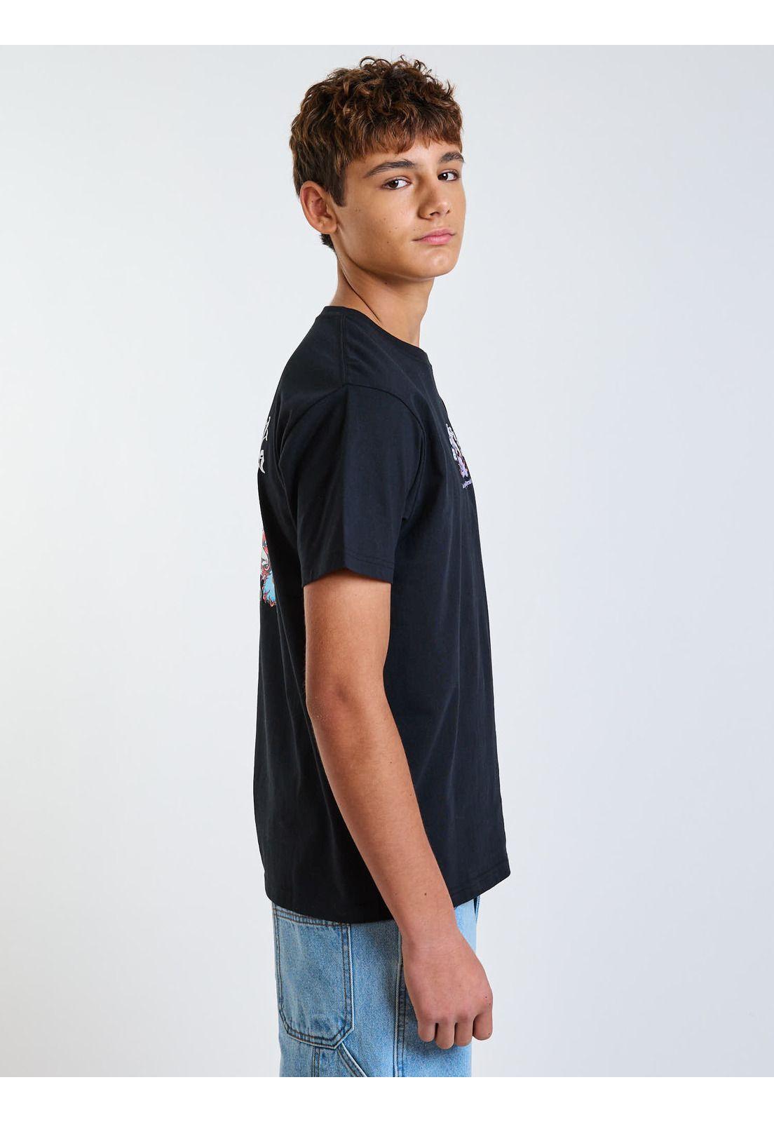 Polera MC Tribal Negro Infantil Maui and Sons-2