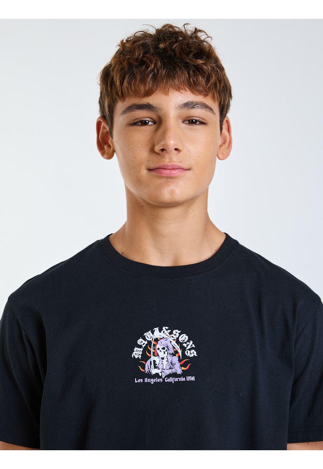 Polera MC Tribal Negro Infantil Maui and Sons-4
