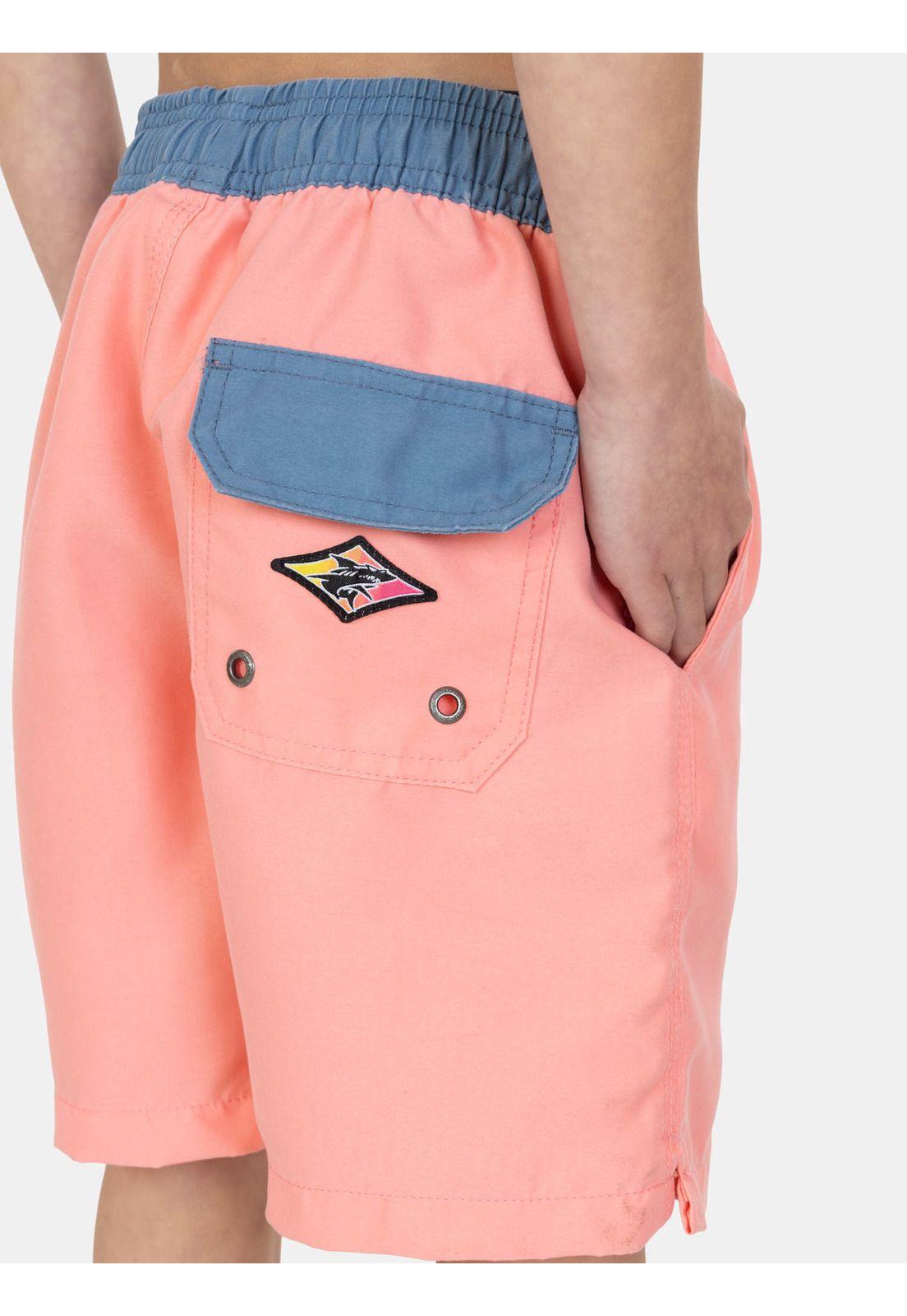 Traje De Baño Storm Naranjo Infantil Maui-2