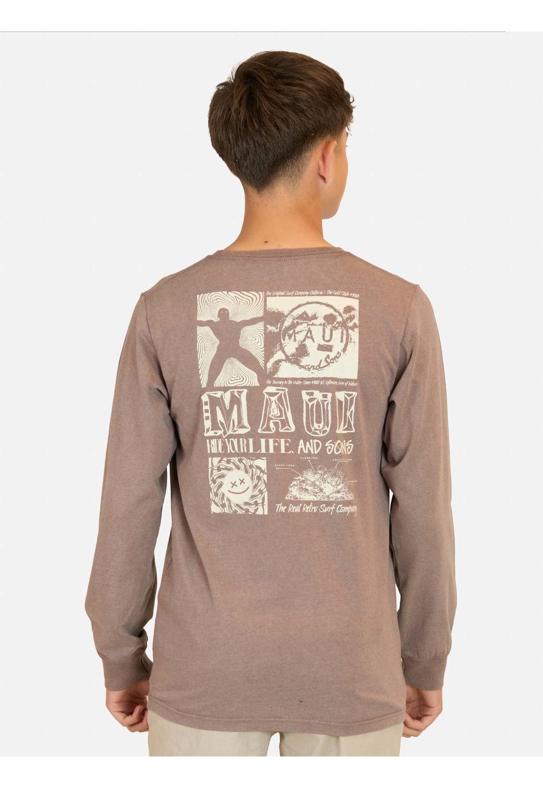 Polera ML Tiki Vibes Café Infantil Maui And Sons-1