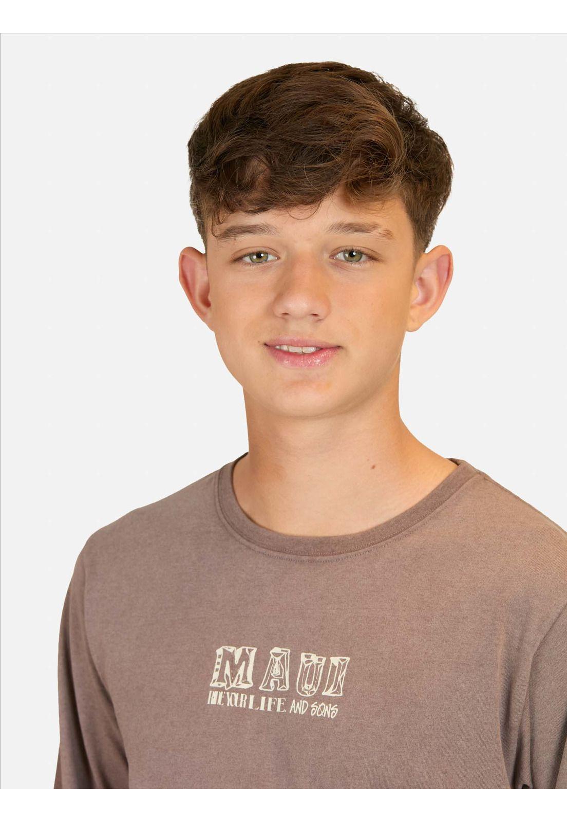Polera ML Tiki Vibes Café Infantil Maui And Sons-2