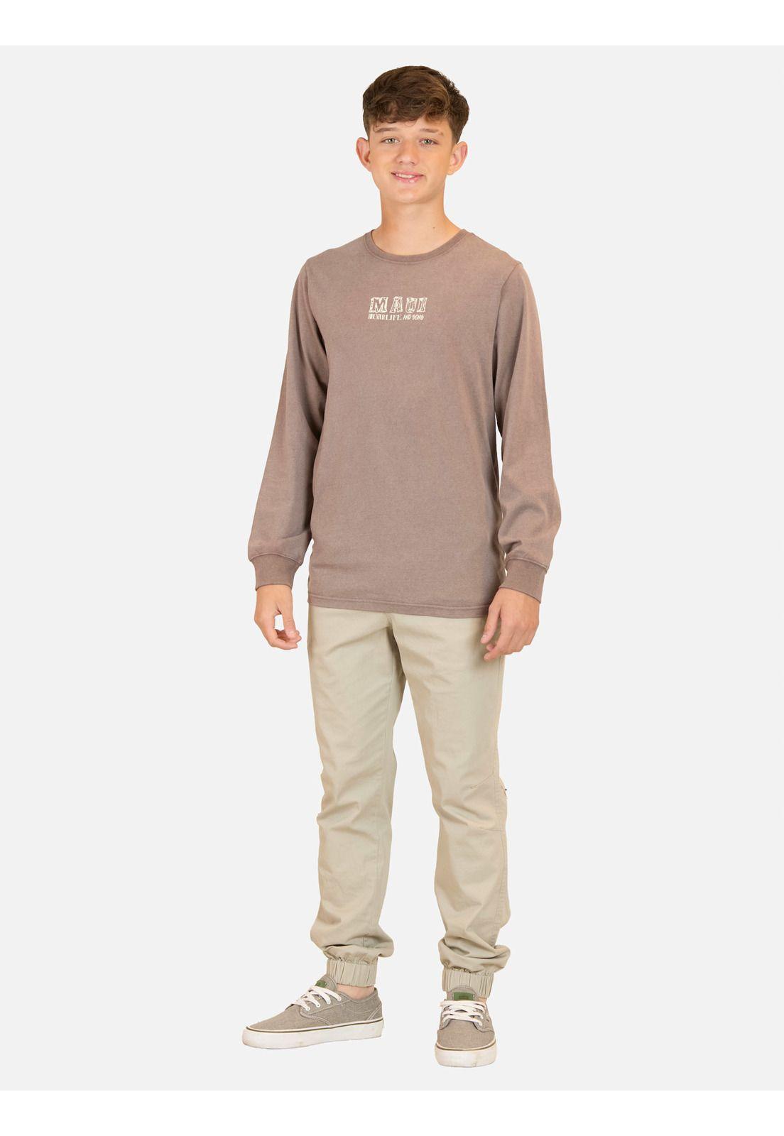 Polera ML Tiki Vibes Café Infantil Maui And Sons-3