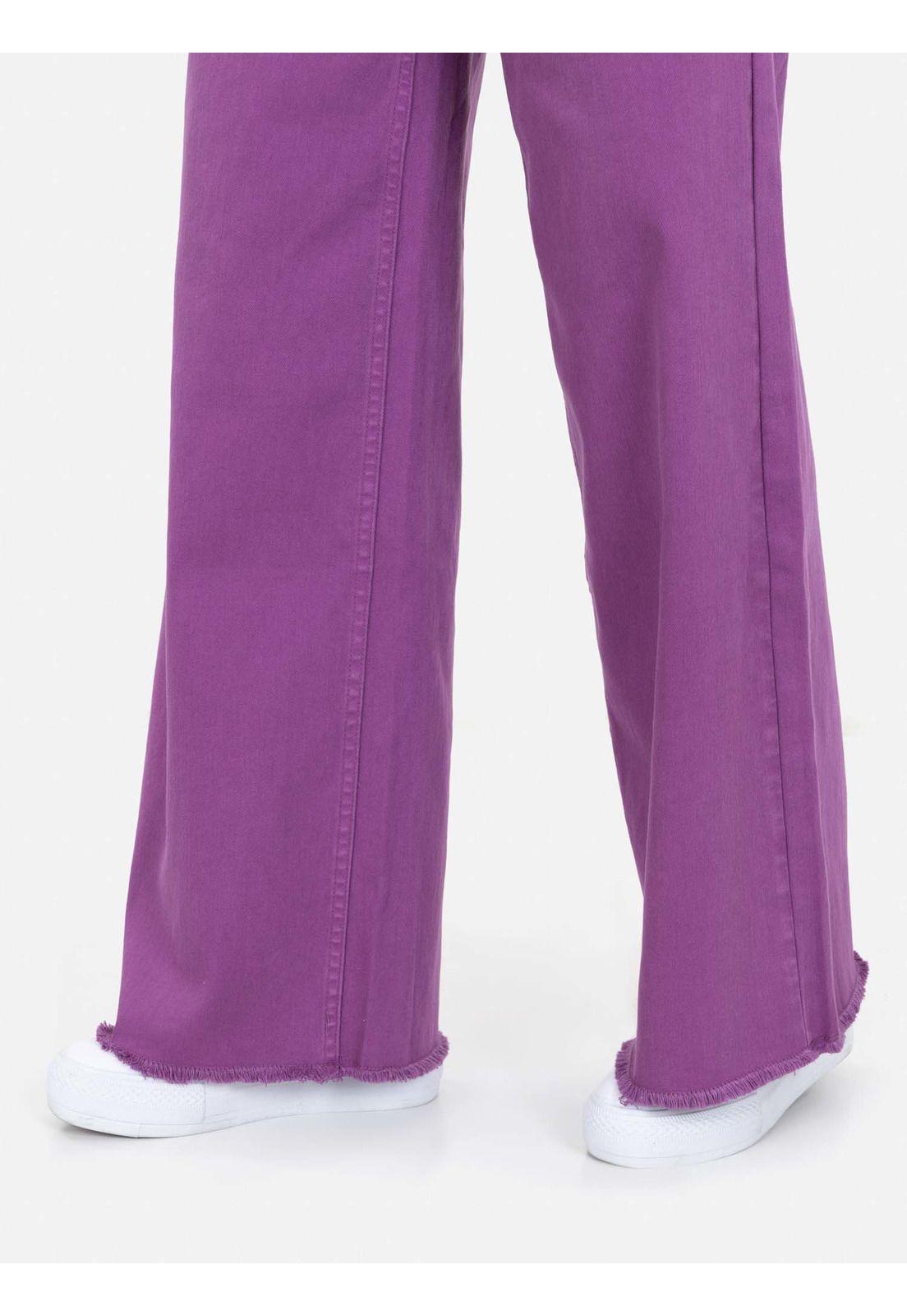 Pantalon CALID JEANS Mujer Morado Maui and Sons-2