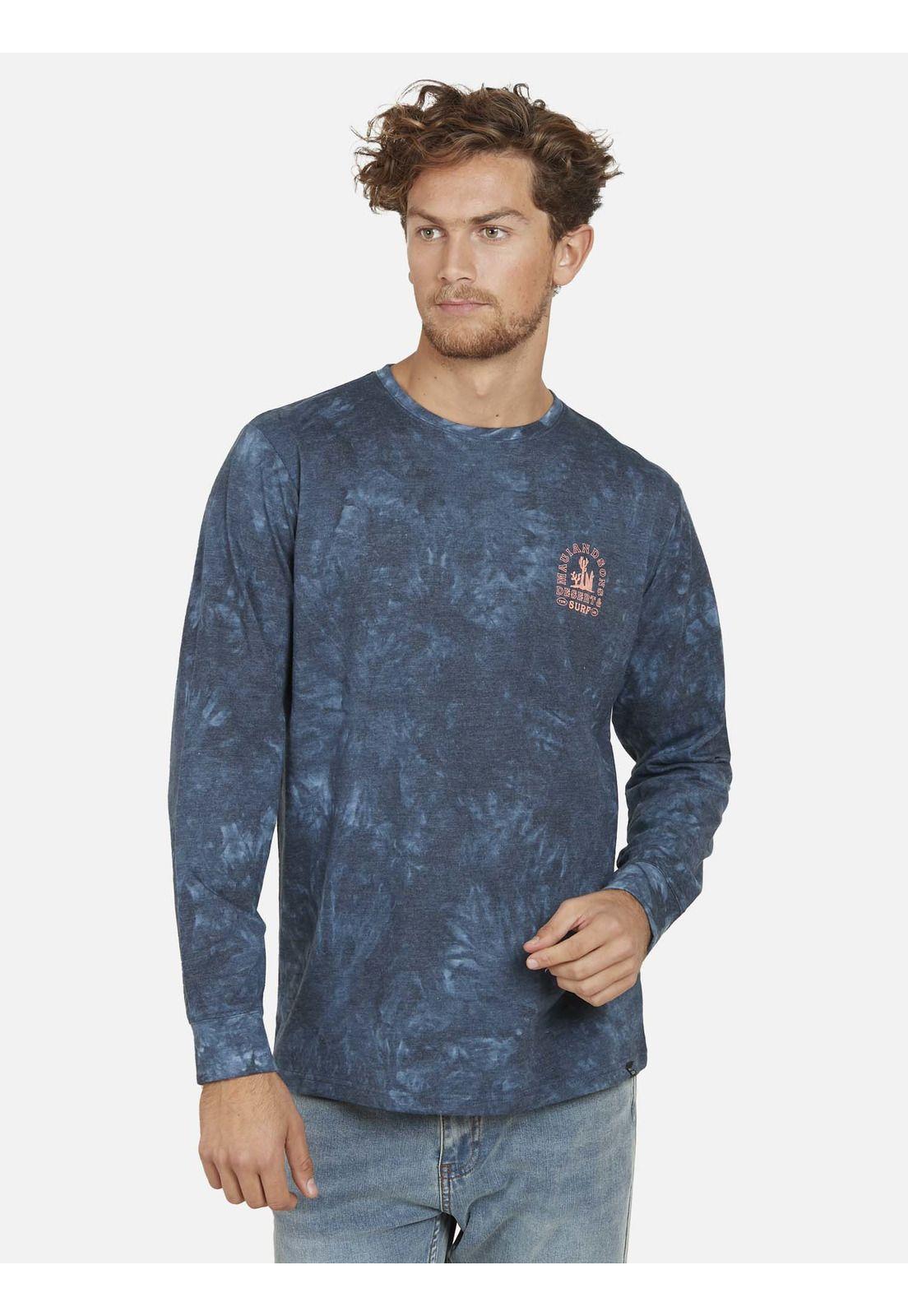 Polera DESERT SURF TIE DYE LS Hombre Multicolor Maui and Sons-1
