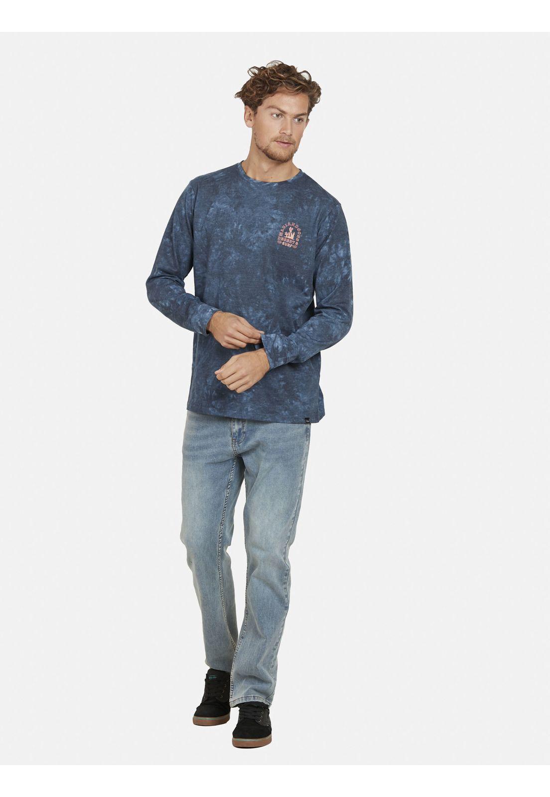 Polera DESERT SURF TIE DYE LS Hombre Multicolor Maui and Sons-3