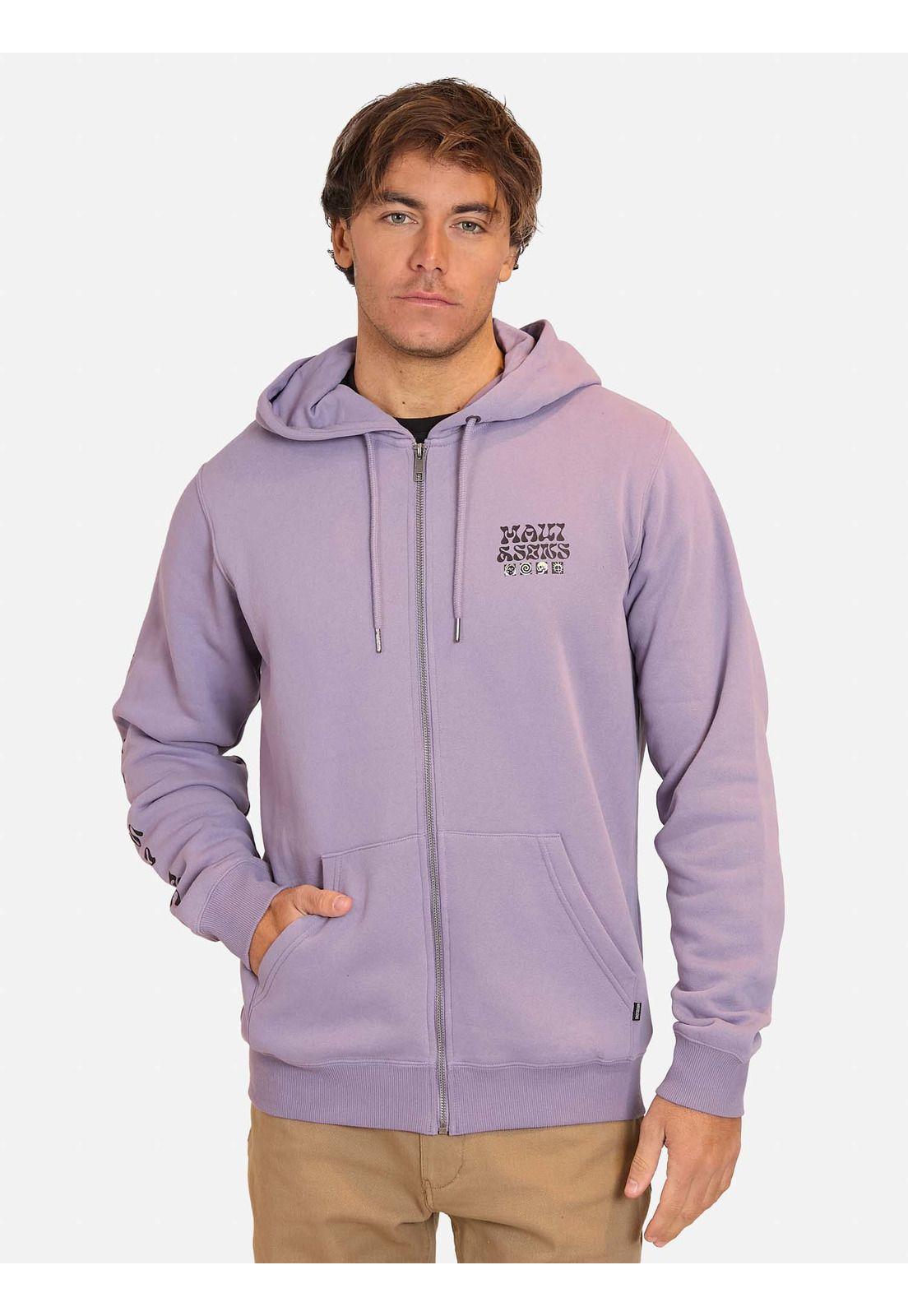 Poleron FZ Eye Lie Morado Hombre Maui and Sons-0