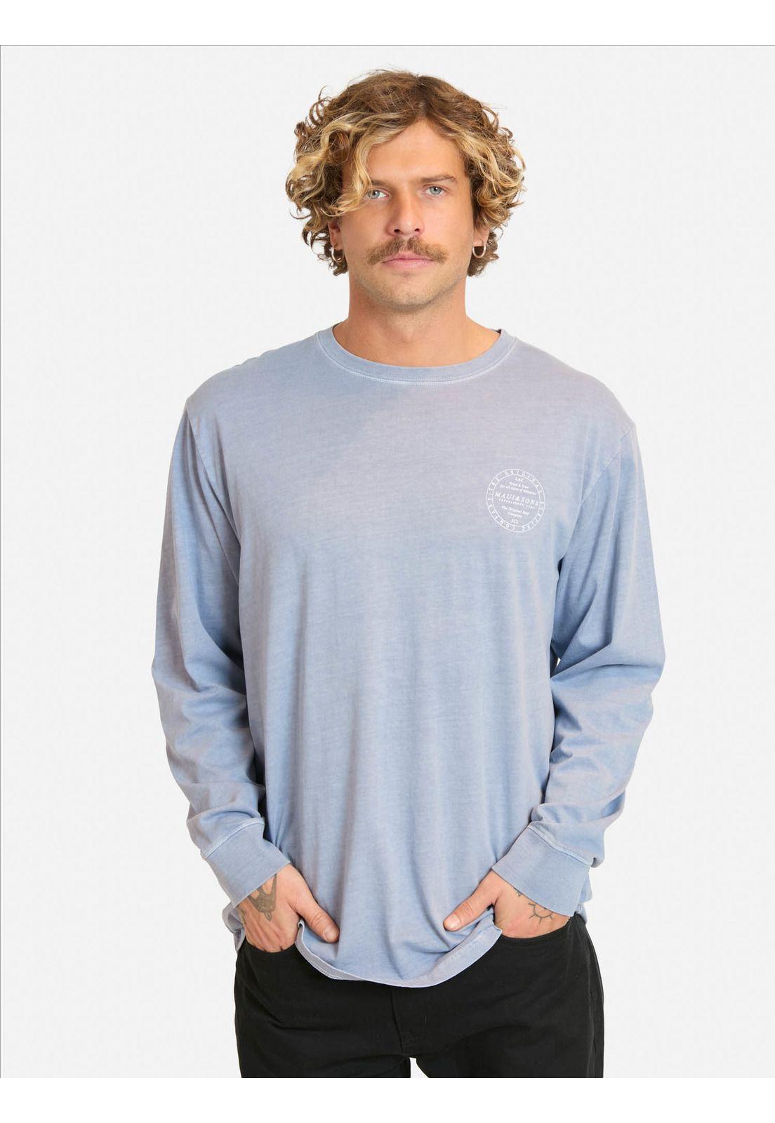 Polera ML Menoy Morado Hombre Maui And Sons-0