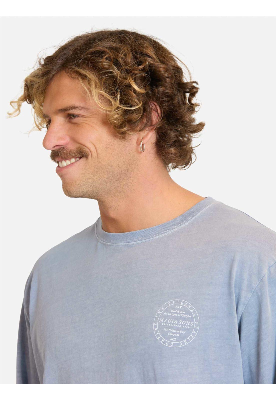 Polera ML Menoy Morado Hombre Maui And Sons-2