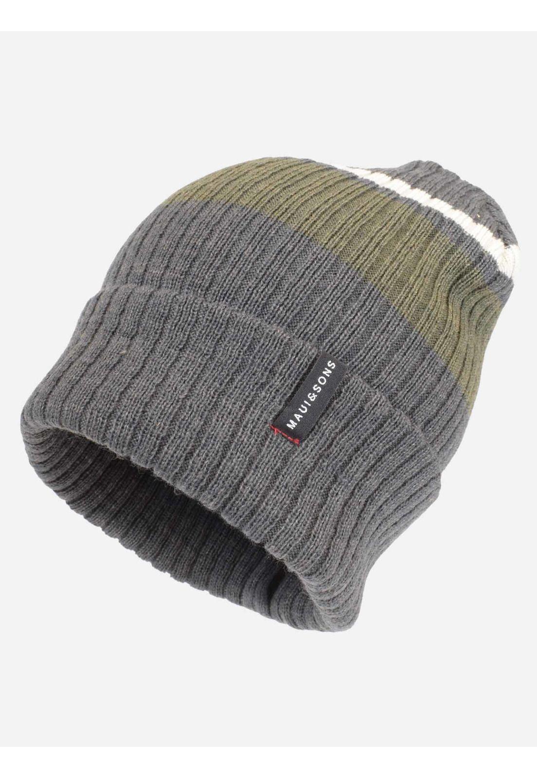 Gorro Zenith Gris Hombre Maui And Sons-0