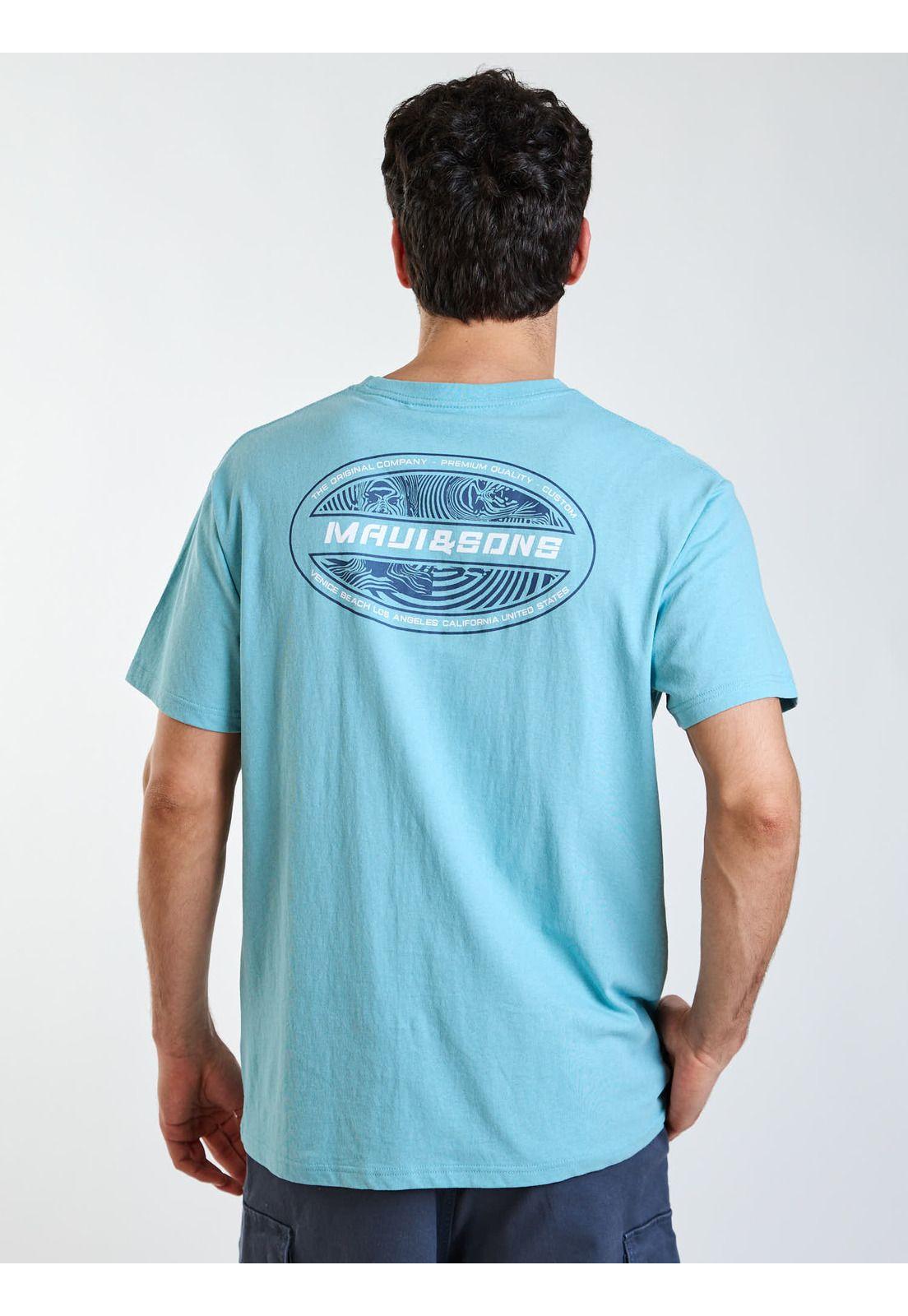 Polera MC Drift Celeste Hombre Maui and Sons-1