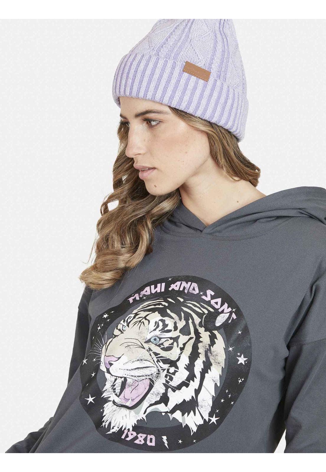 Polera TIGGER Manga Larga Mujer Gris Maui & Sons-2
