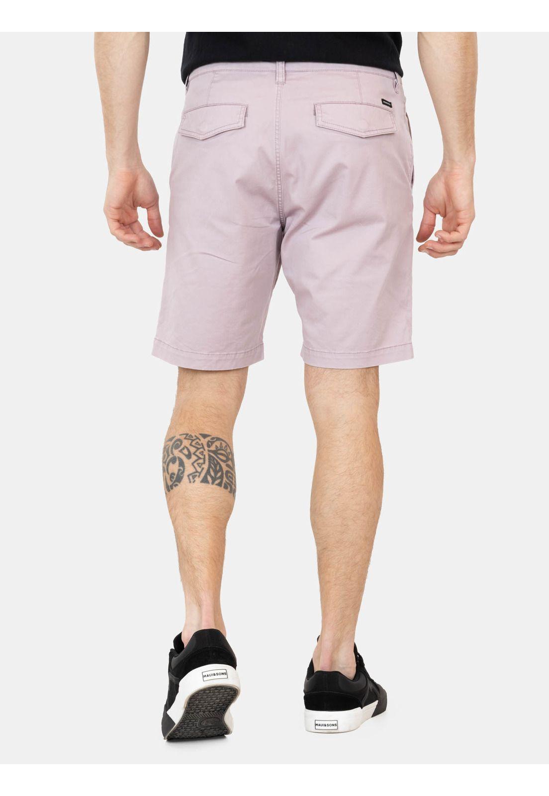 Bermuda Makoa Rosado Hombre Maui And Sons-1