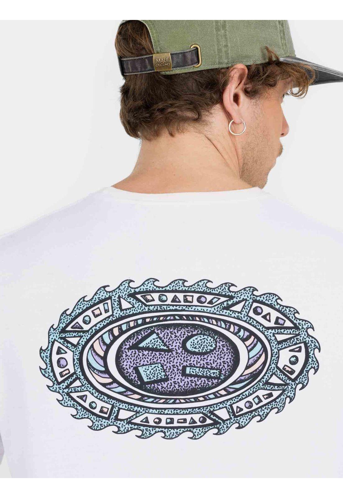 Polera MC Cosmic Wave Blanco Hombre Maui And Sons-2