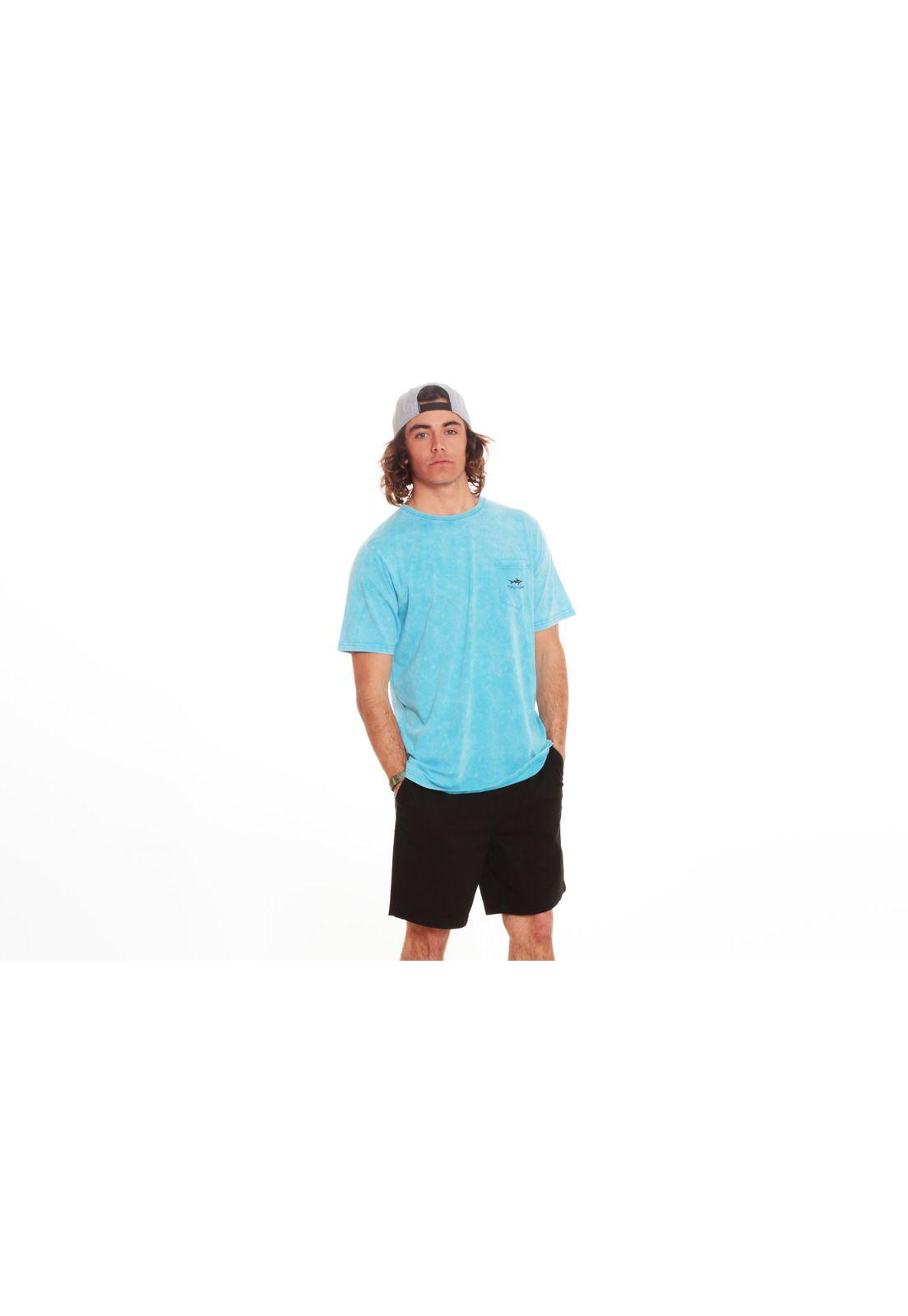 Polera Hombre 5P228-MV20 Celeste Maui and Sons-0
