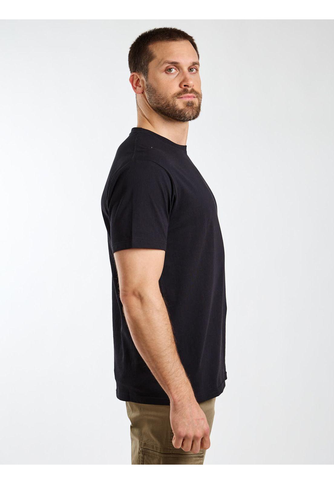 Polera MC Badge Negro Hombre Maui and Sons-2