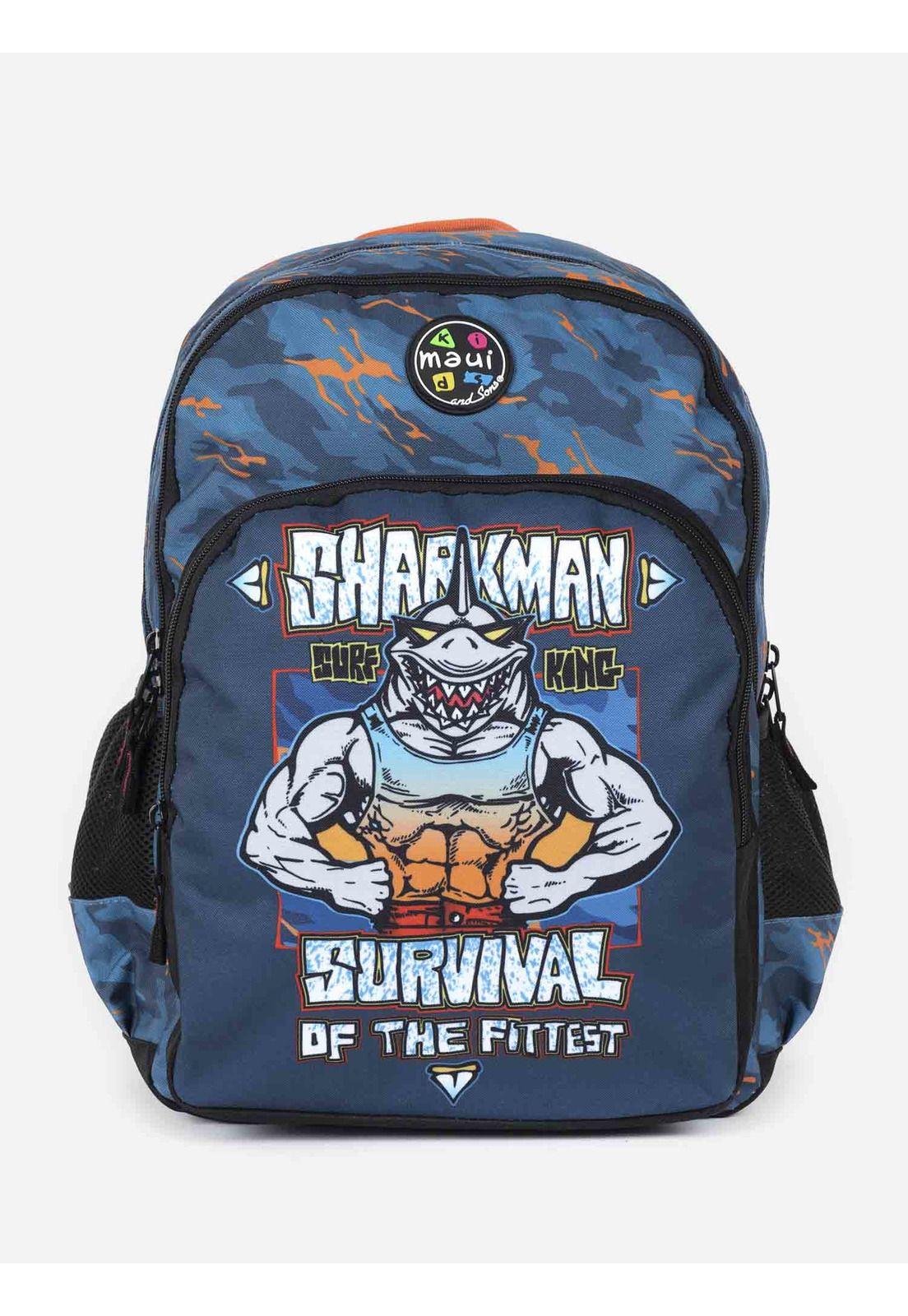 Mochila Escolar Hombre 5P1233-MI22 Azul Maui and Sons-0