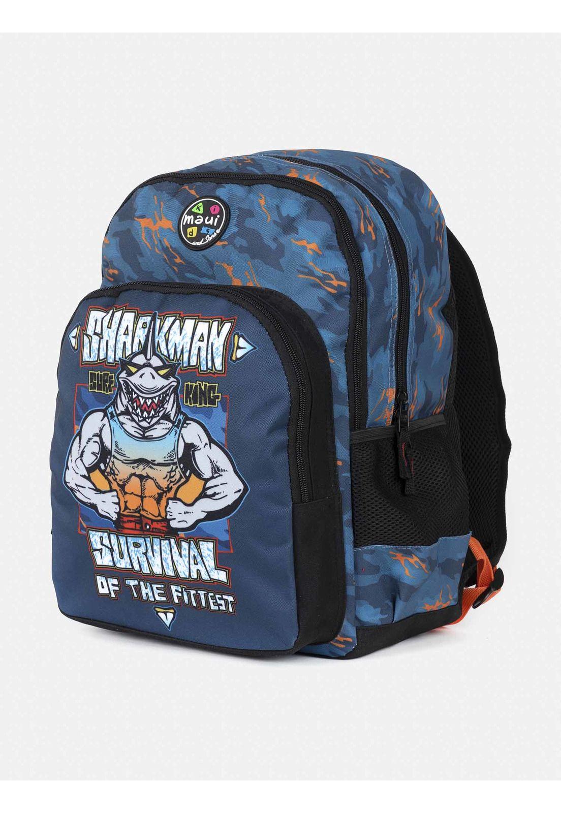 Mochila Escolar Hombre 5P1233-MI22 Azul Maui and Sons-3