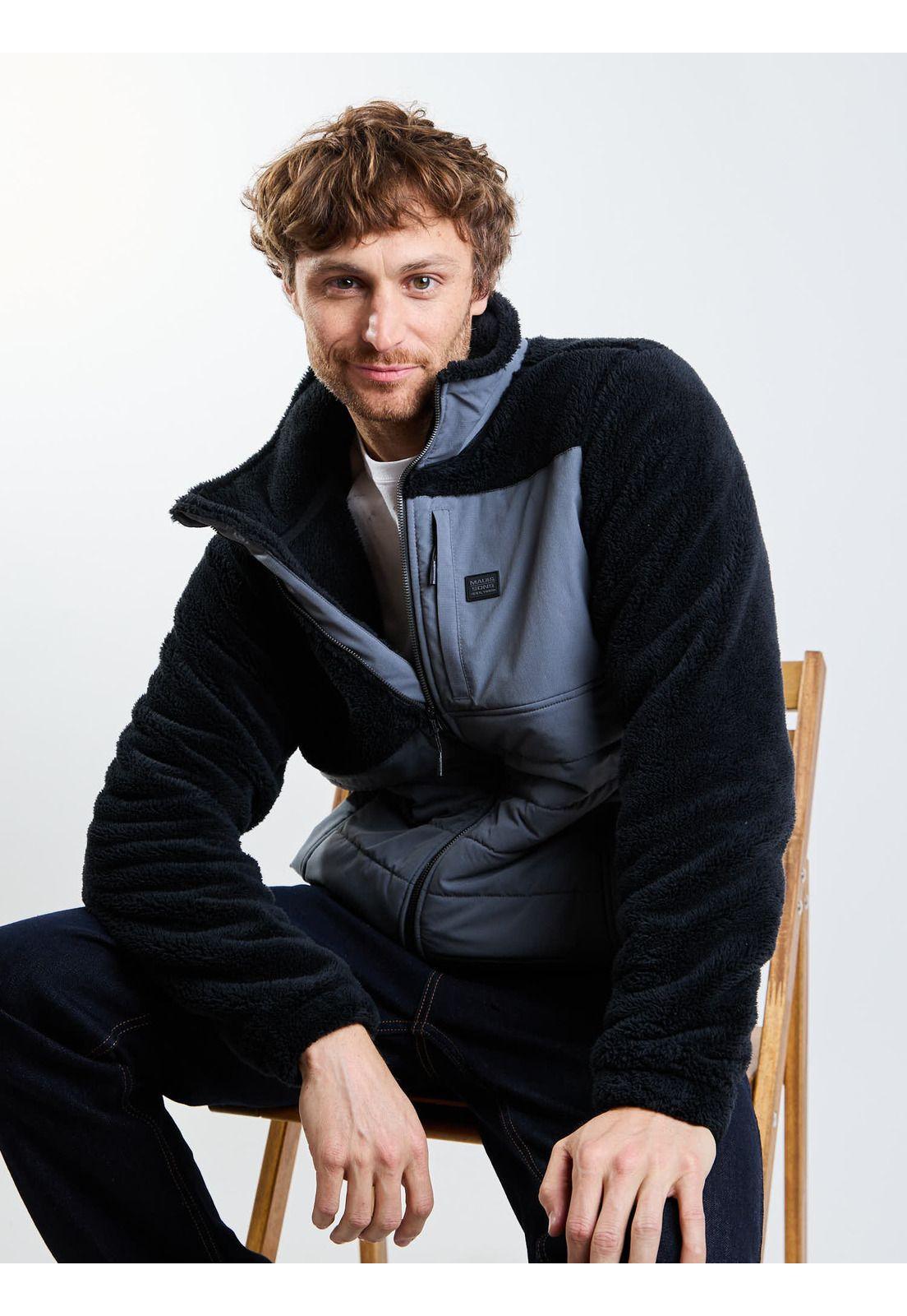 Poleron Chiporro Calyx Gris Hombre Maui And Sons-6