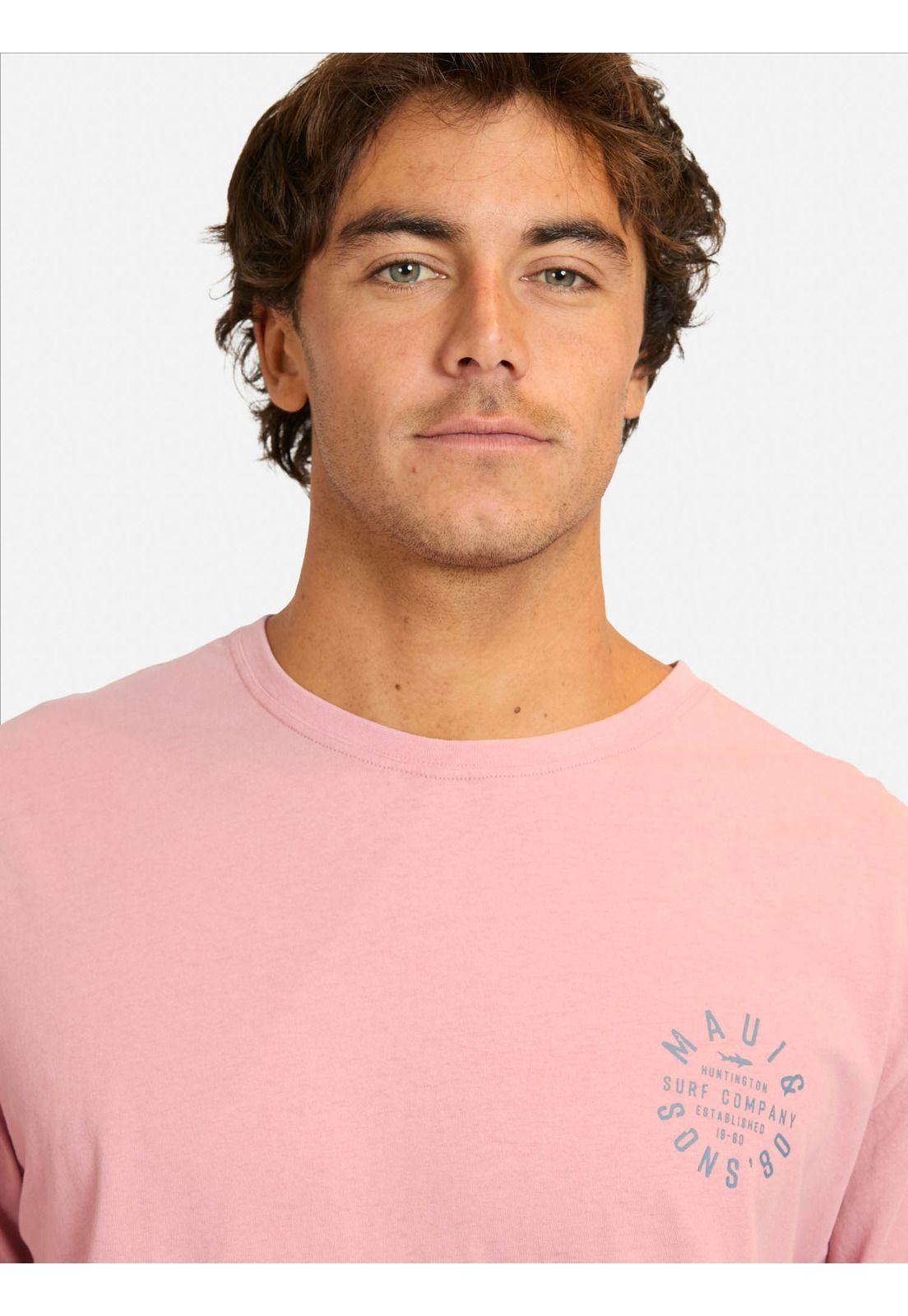 Polera MC Cokite Rosado Hombre Maui And Sons-2