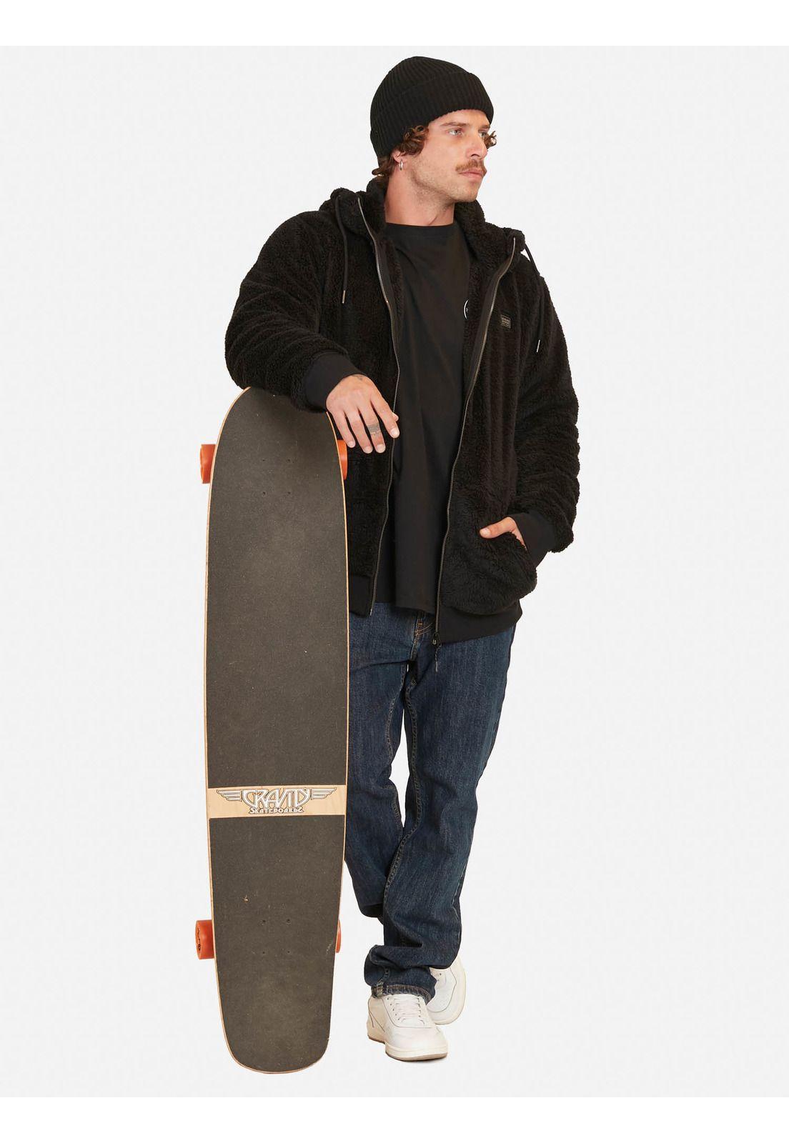 Poleron Classic Sherpa Negro Hombre Maui And Sons-1