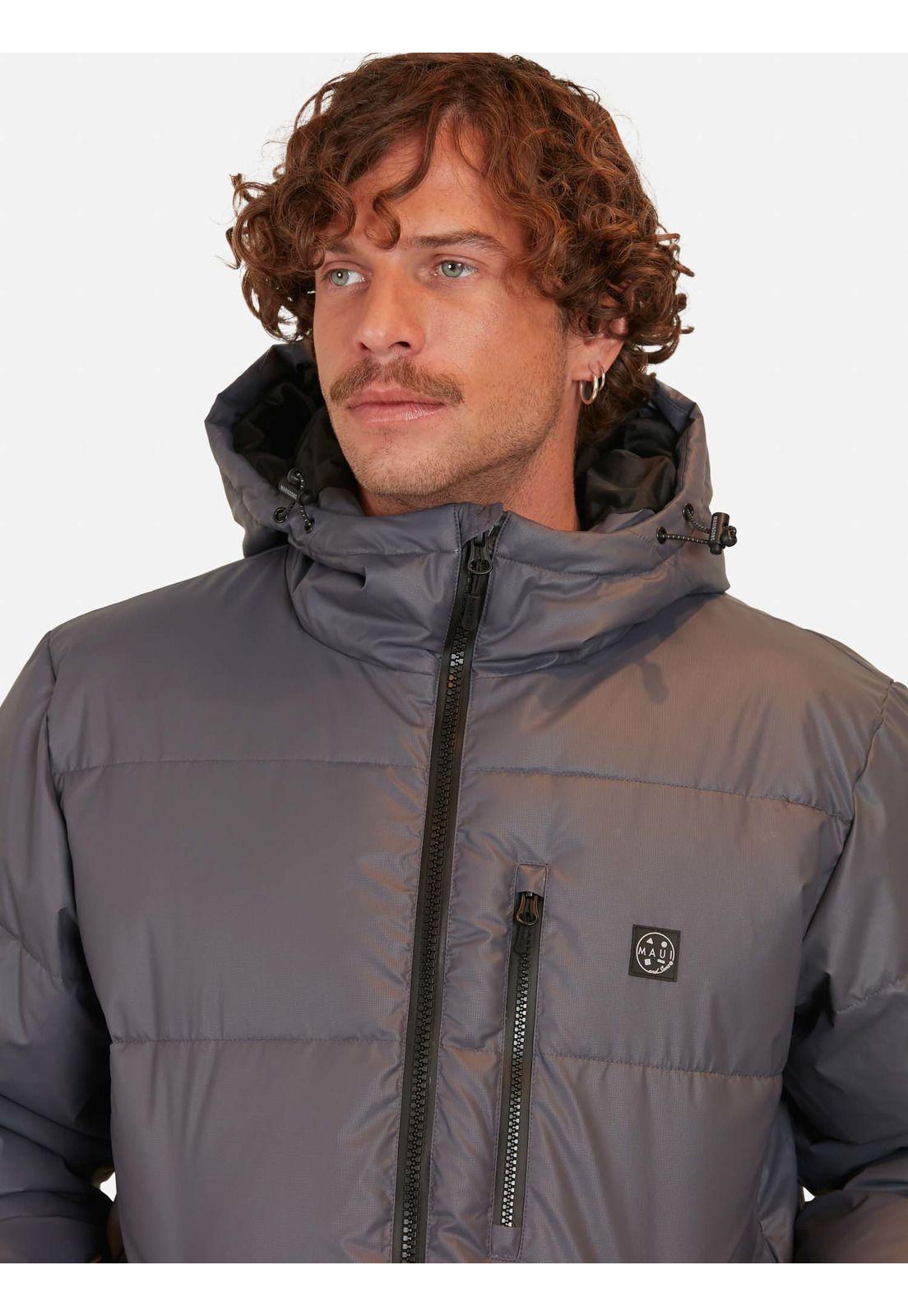 Parka Puffa Honala Gris Hombre Maui And Sons-2
