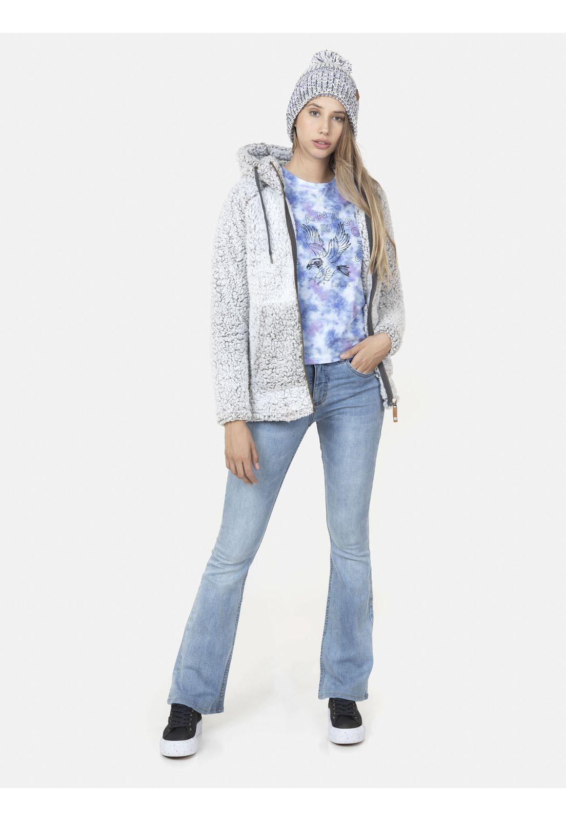 Fullzipper Mujer DAHLIAGRAY Gris Oscuro Maui and Sons-3