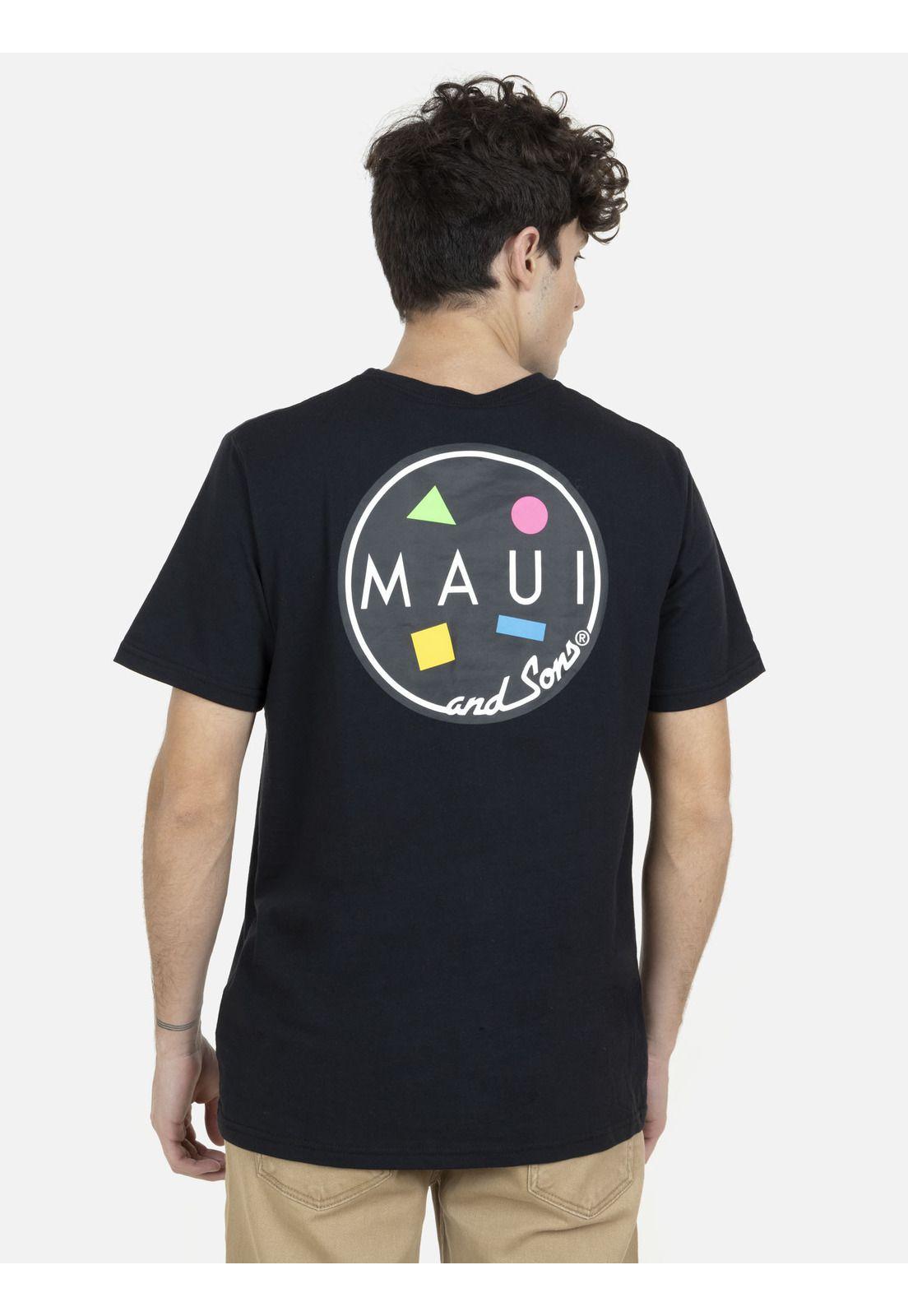 Polera  Hombre Negro 5P393-MV22 Maui And Sons-1