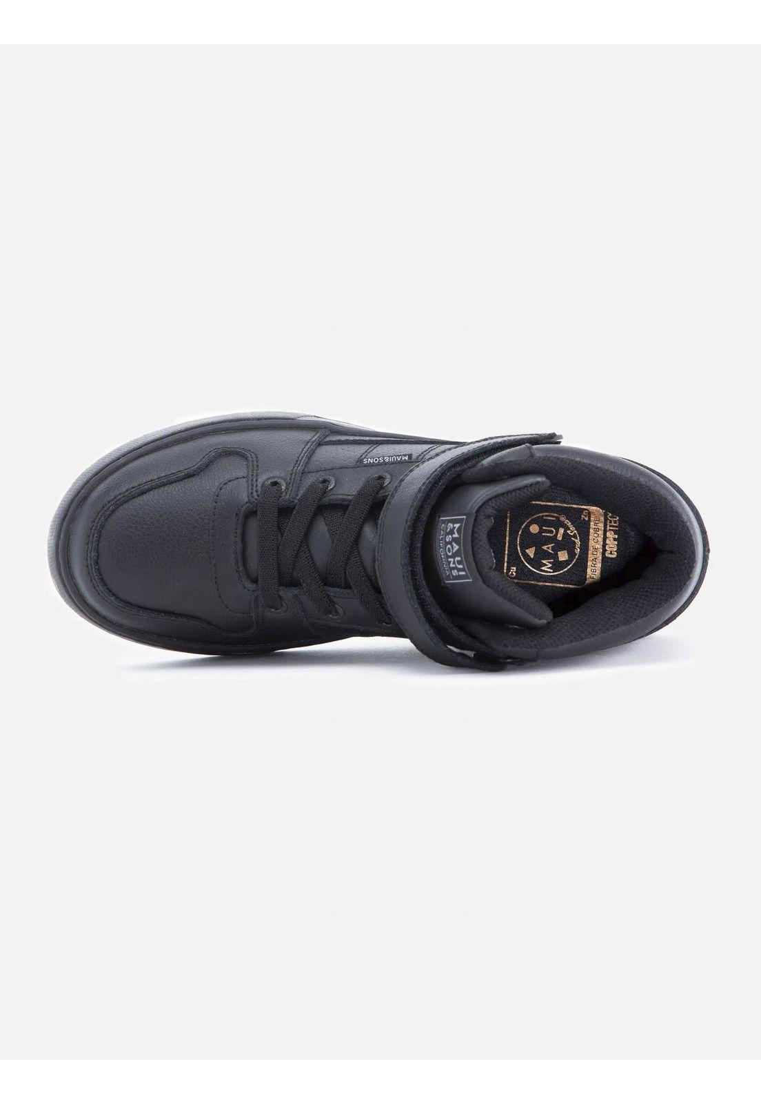 Zapatilla Escolar POKE HI Juvenil Negro Maui and Sons-2